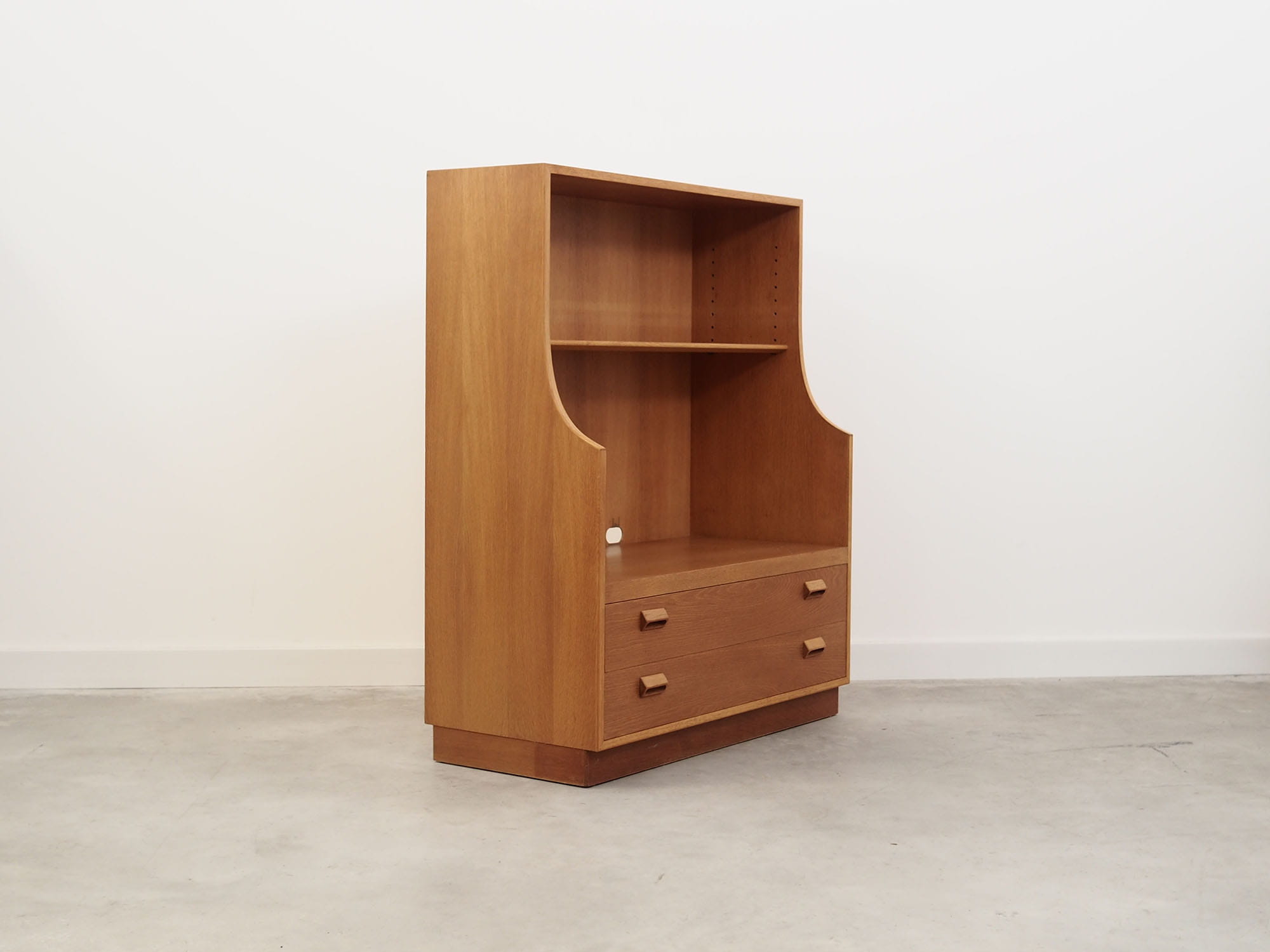 Vintage Bookshelf Wood Brown 1970s