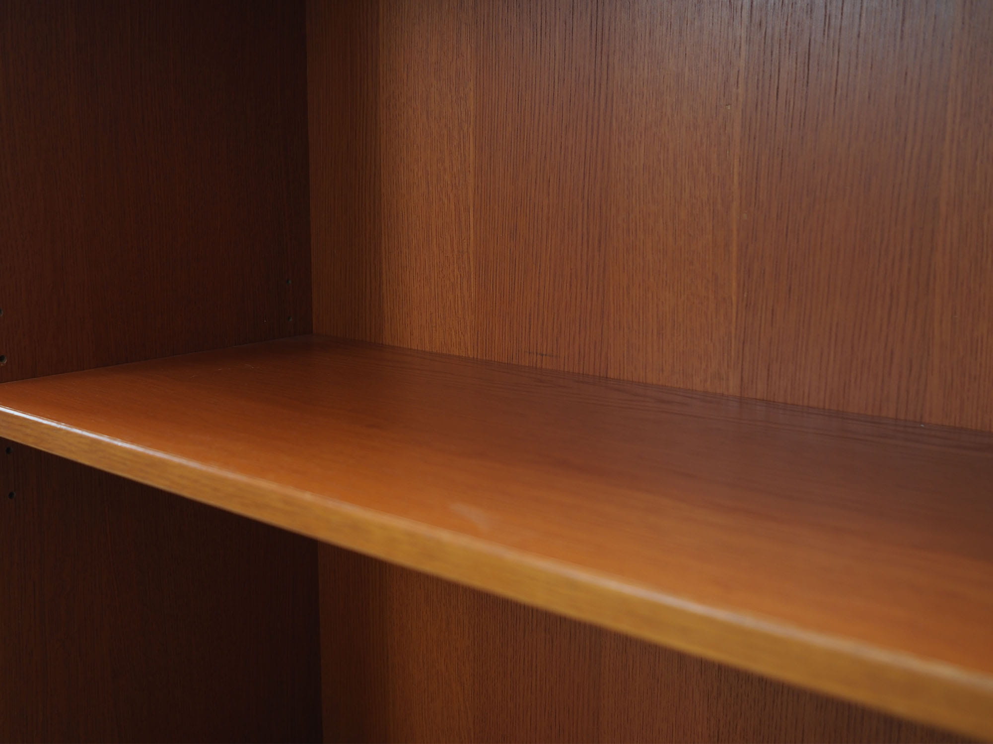 Vintage Bookshelf Wood Brown 1970s