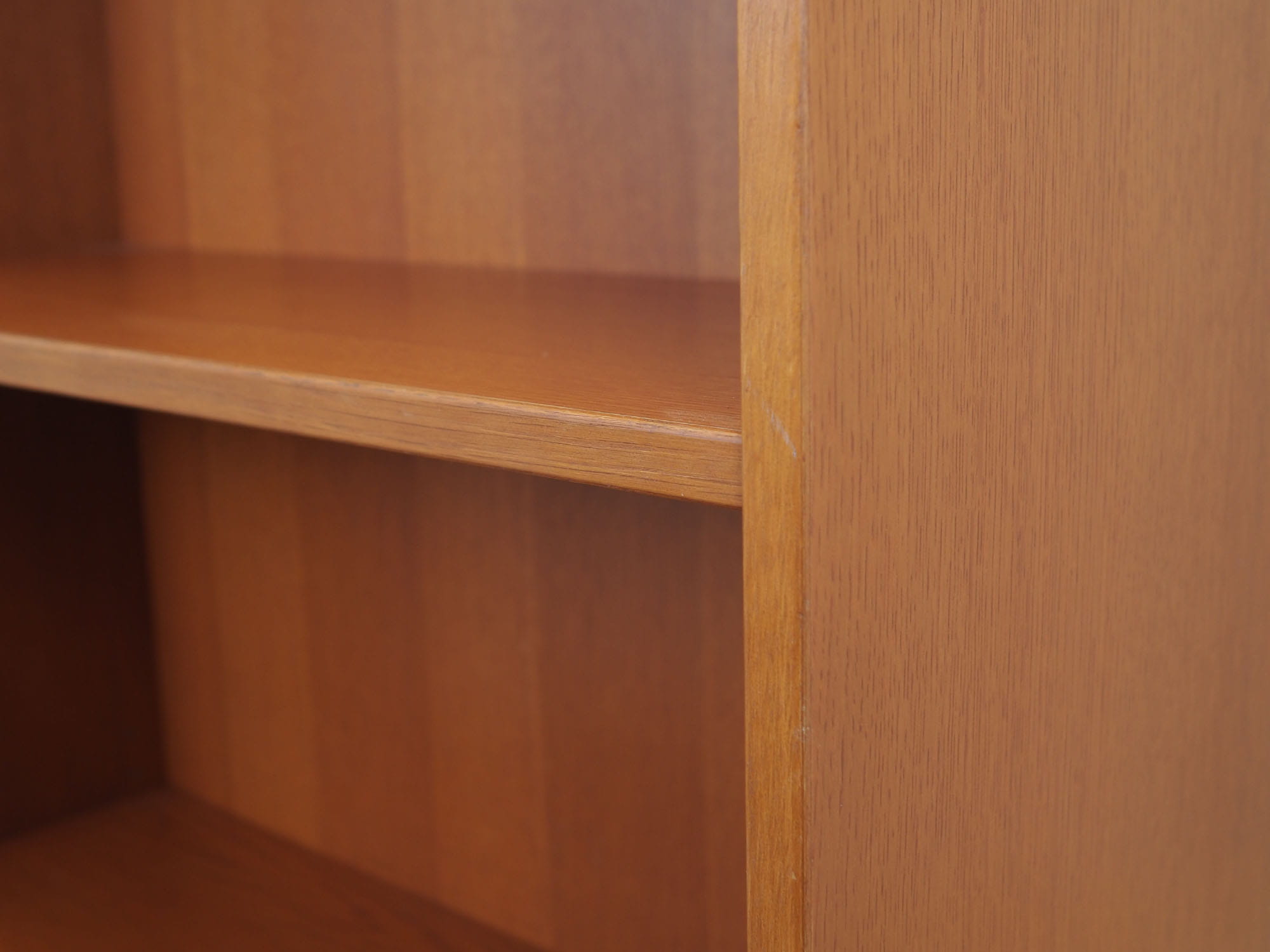 Vintage Bookshelf Wood Brown 1970s