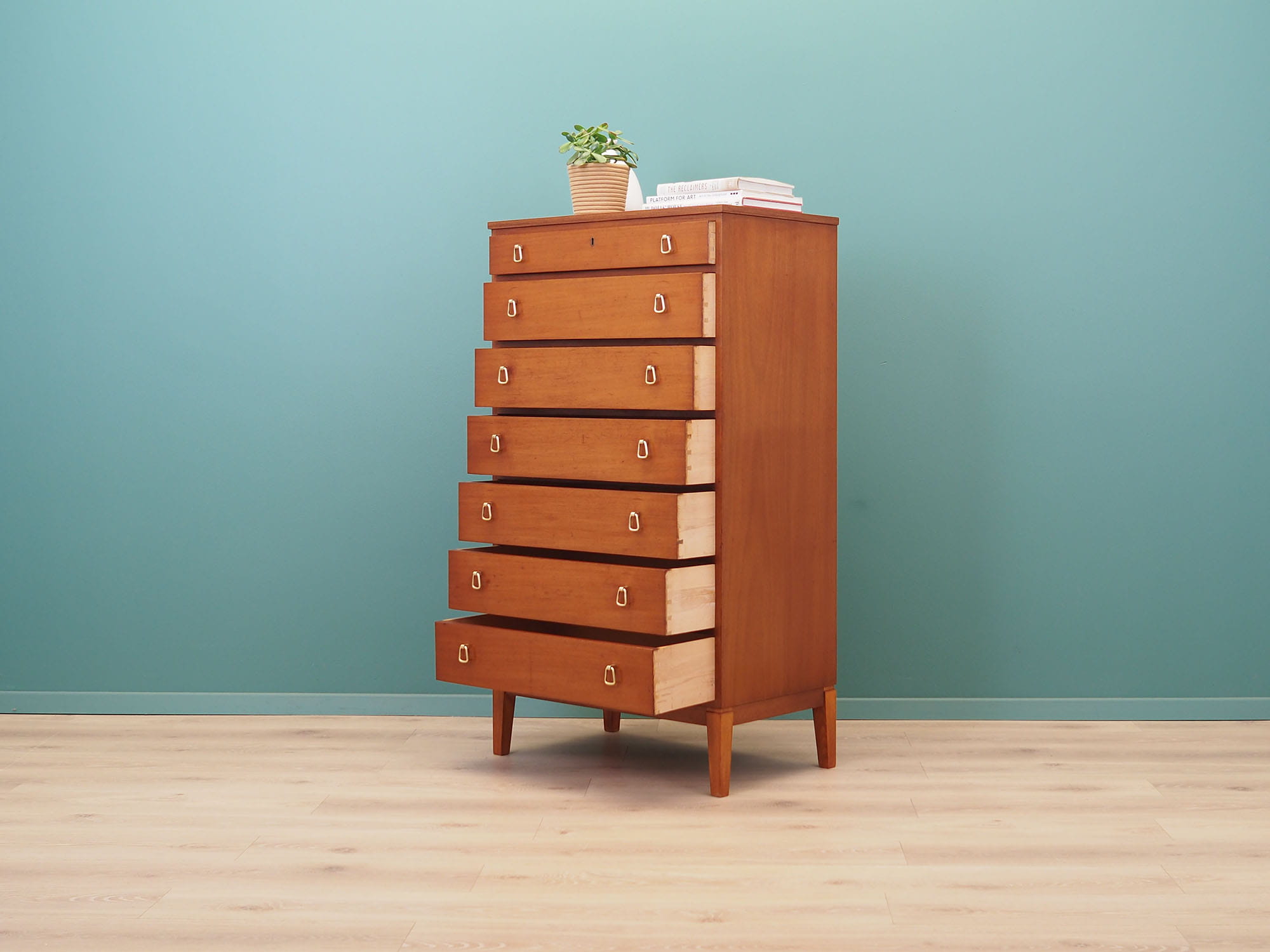 Vintage chest of drawers Mahogany Brown 1970s