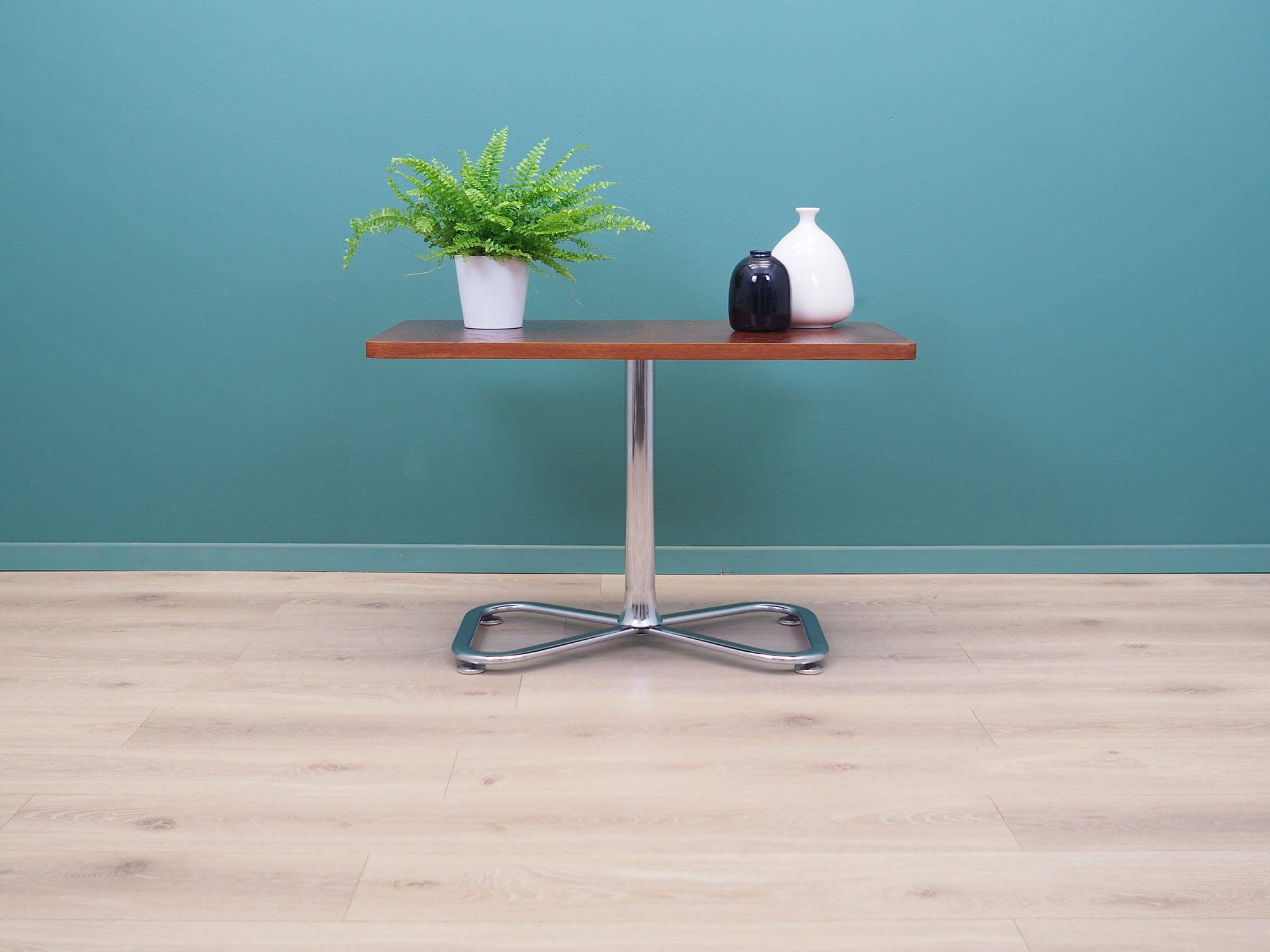 Vintage Coffee Table Teak Wood Brown 1970s