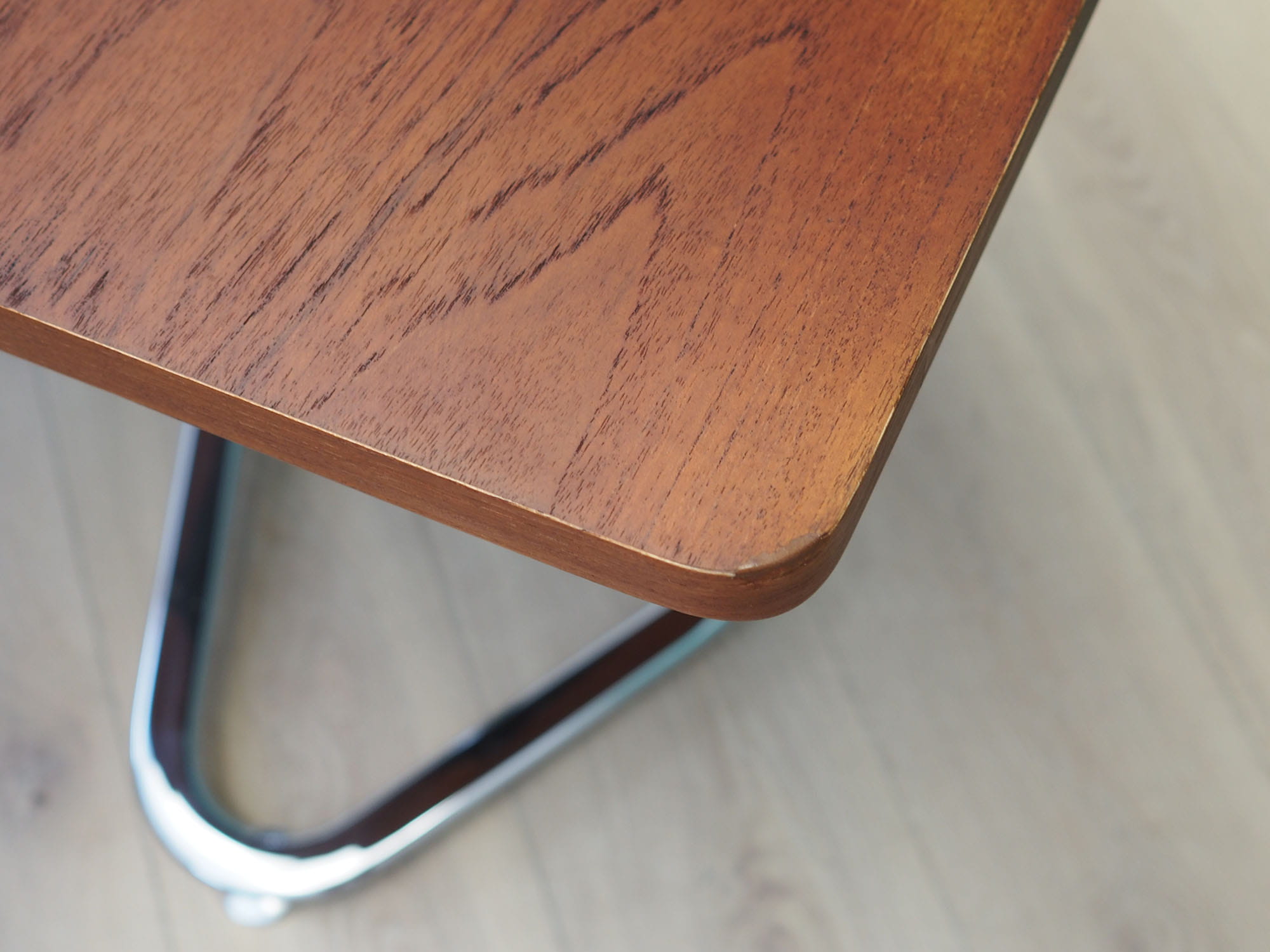 Vintage Coffee Table Teak Wood Brown 1970s