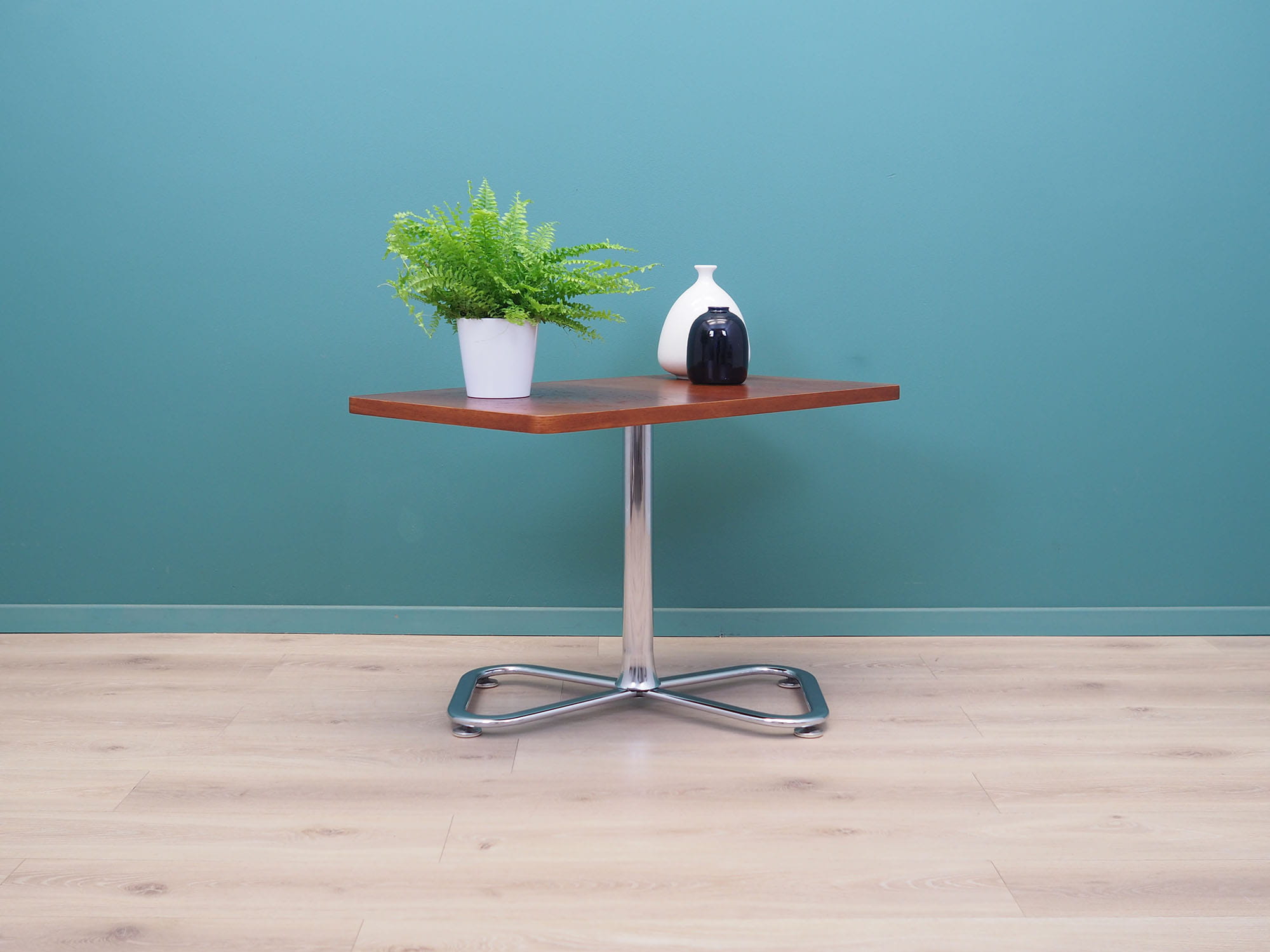Vintage Coffee Table Teak Wood Brown 1970s
