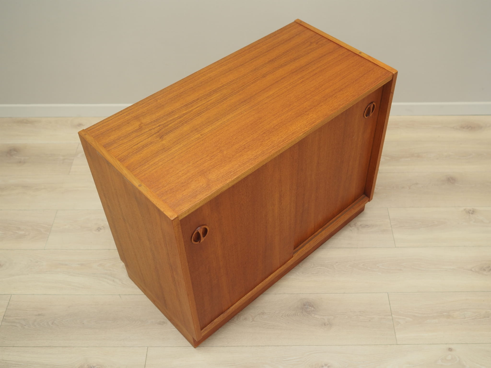 Vintage Cabinet Teak Wood Brown 1970s
