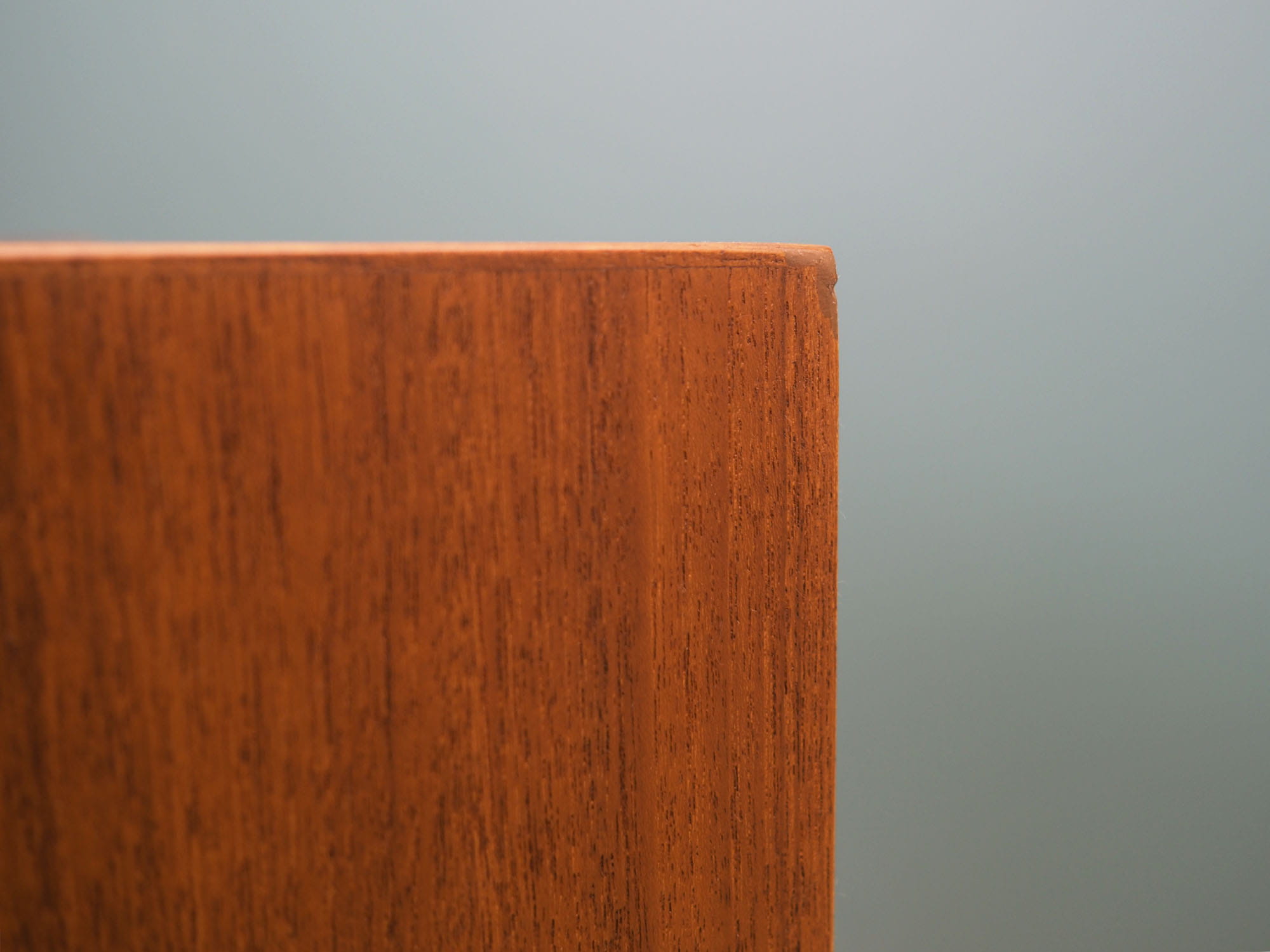 Vintage Bookshelf Teak Wood Brown 1970s
