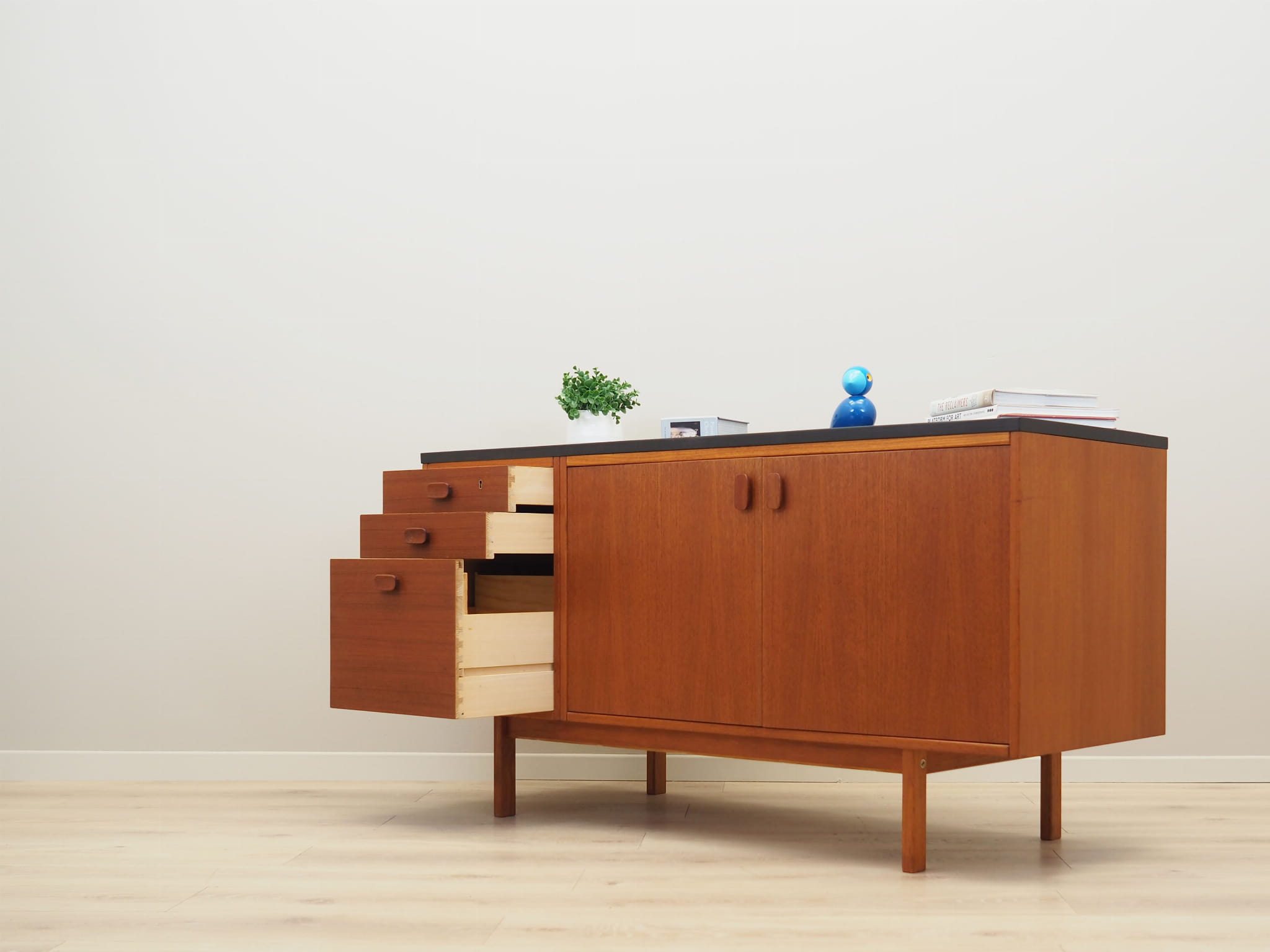 Vintage chest of drawers Teak brown 1960s