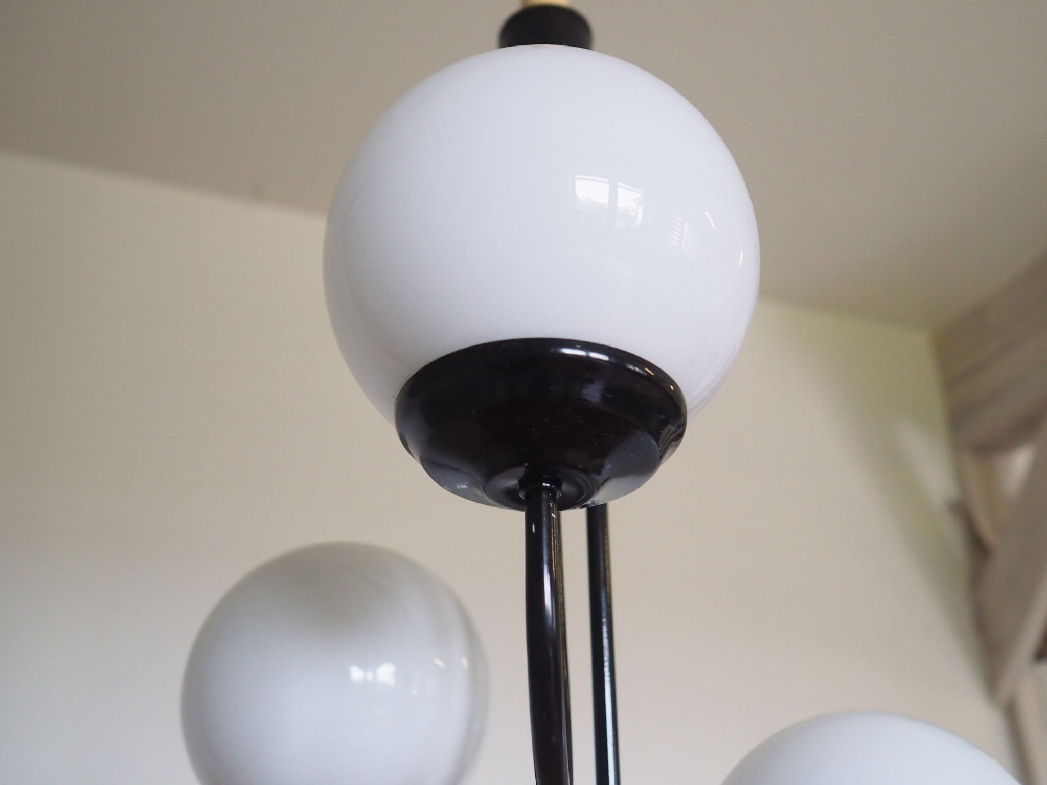 Vintage Pendant Lamp Glass Multicolored 1990s