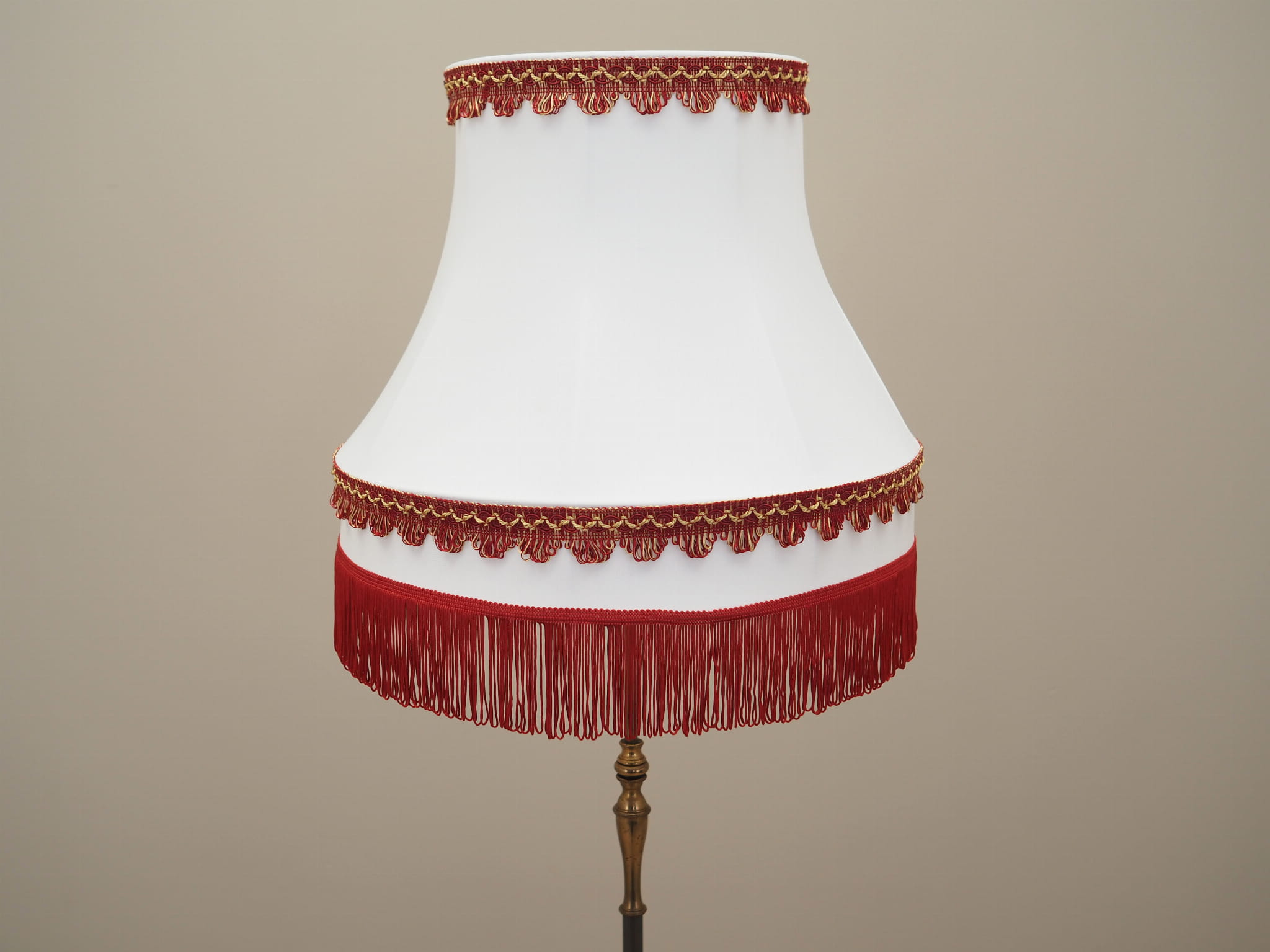 Vintage floor lamp Metal Fabric Multicolored 1970s