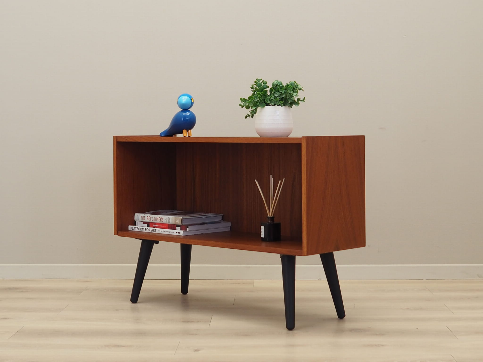 Vintage Bookshelf Teak Brown 1970s