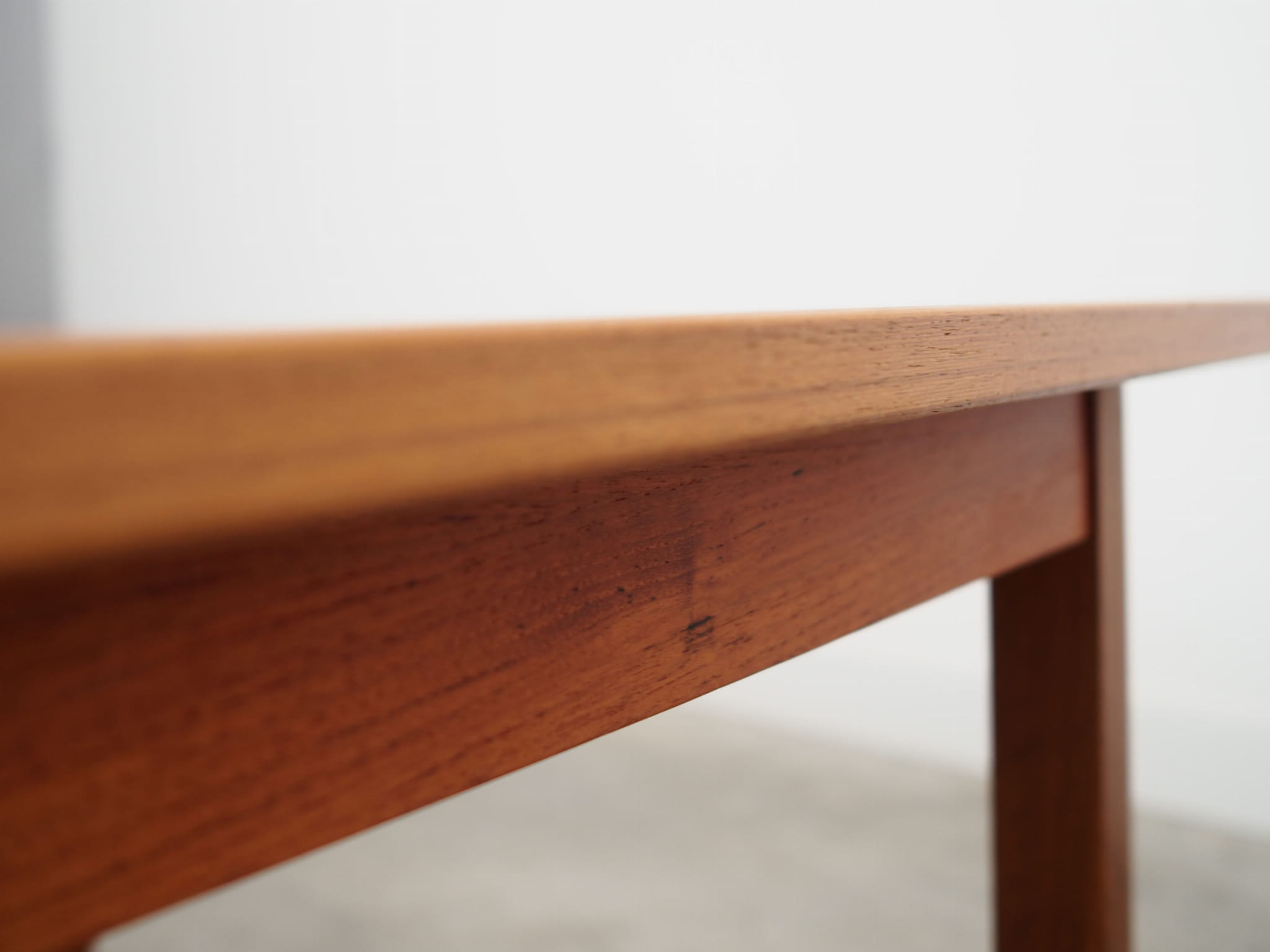 Vintage Coffee Table Teak Wood Brown 1970s