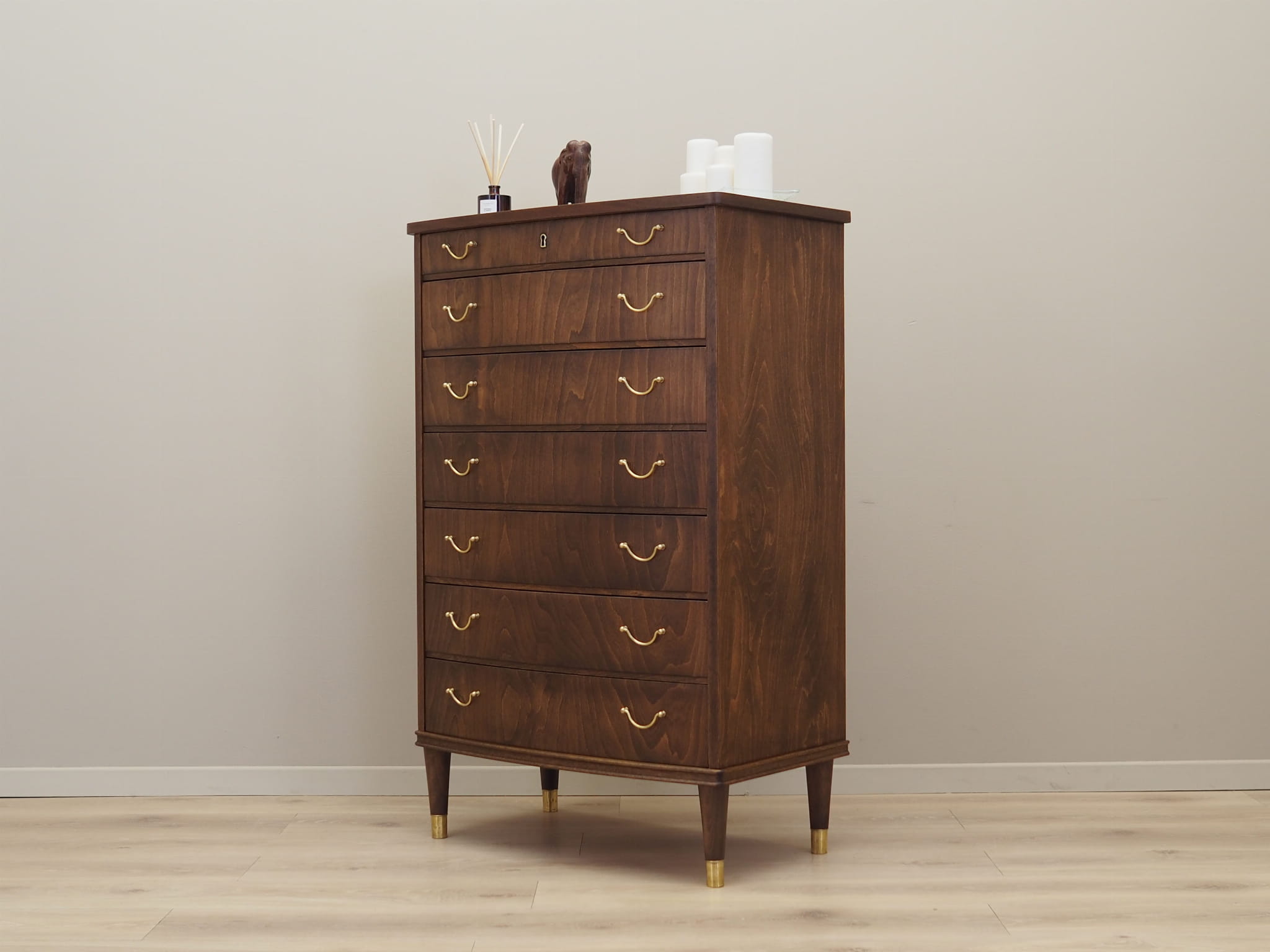 Vintage dresser walnut brown 1960s
