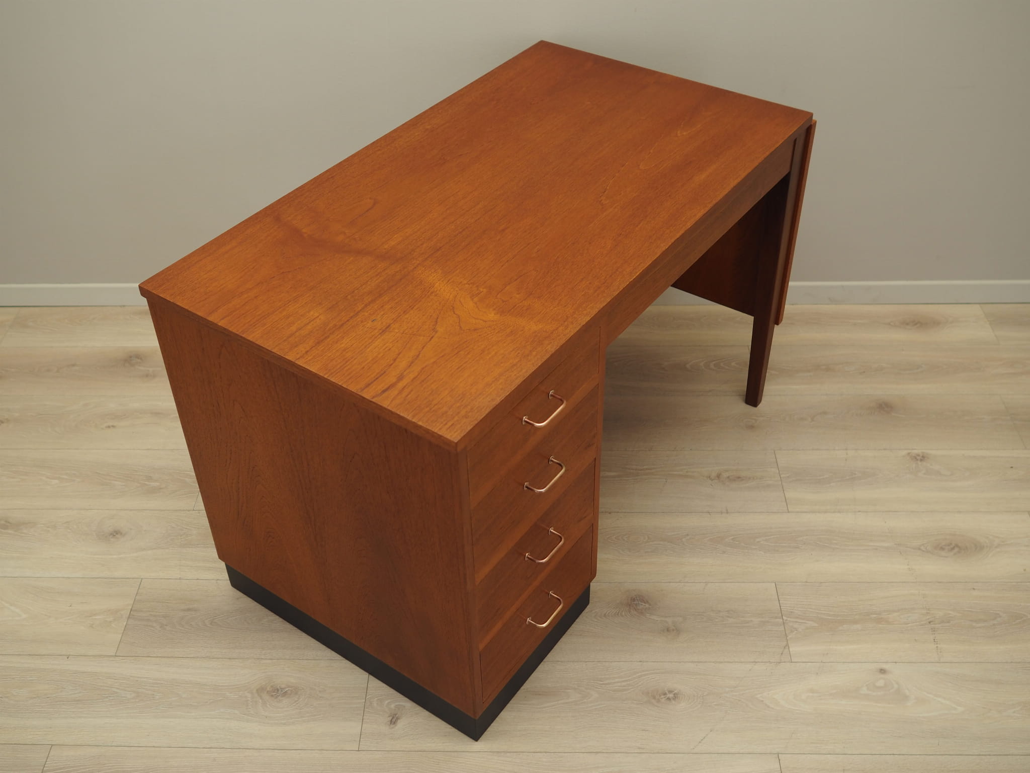 Vintage desk teak brown 1970s