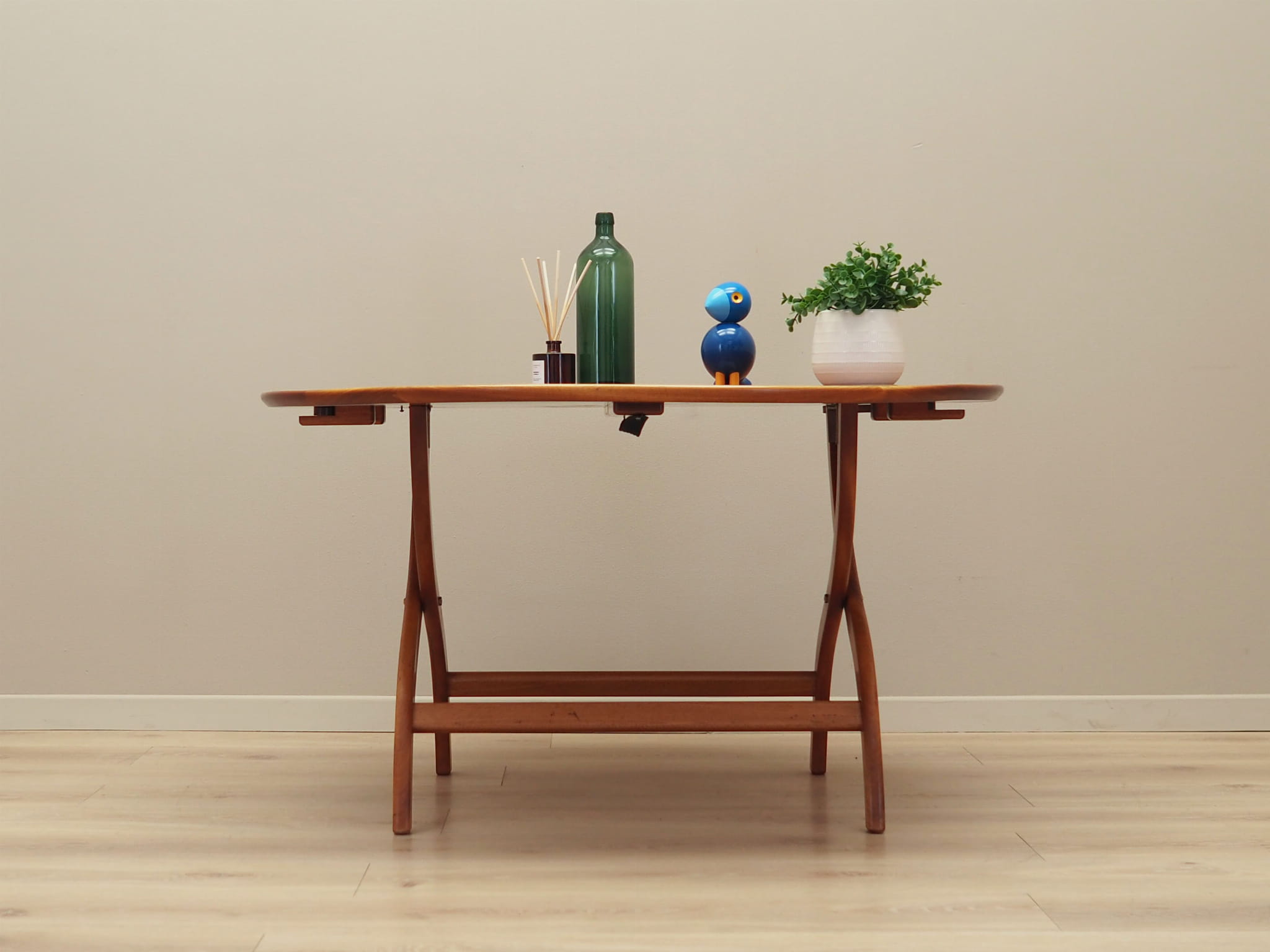 Vintage Couchtisch Mahagoni Braun 1970er Jahre