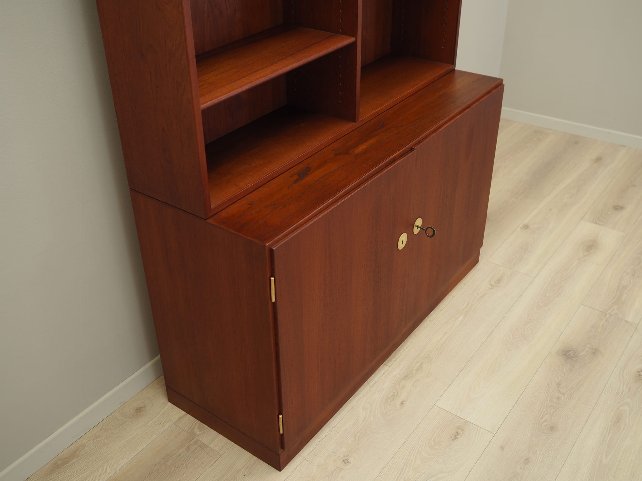 Vintage Bookshelf Teak Brown 1960s