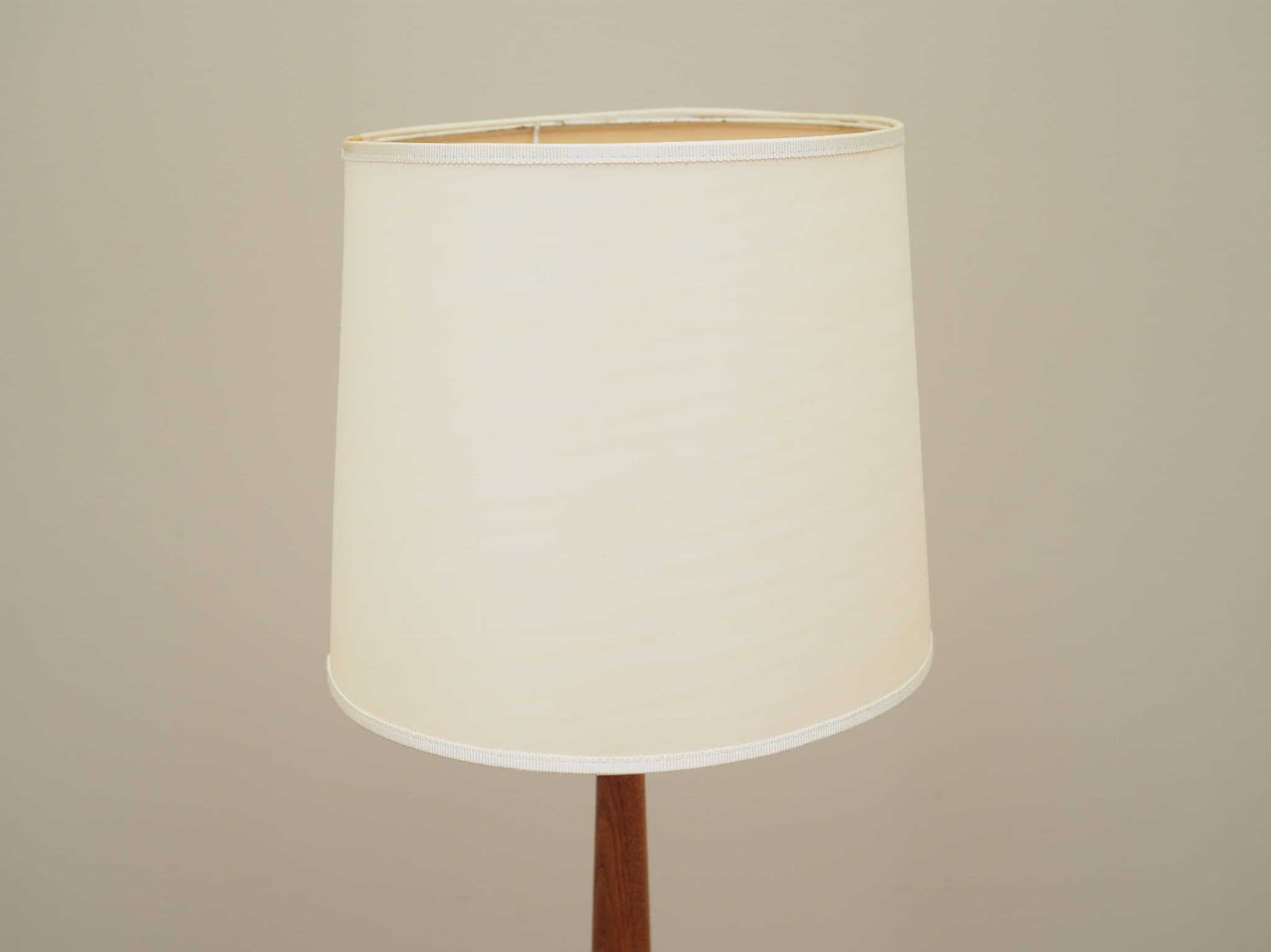 Vintage floor lamp metal plastic beige 1970s