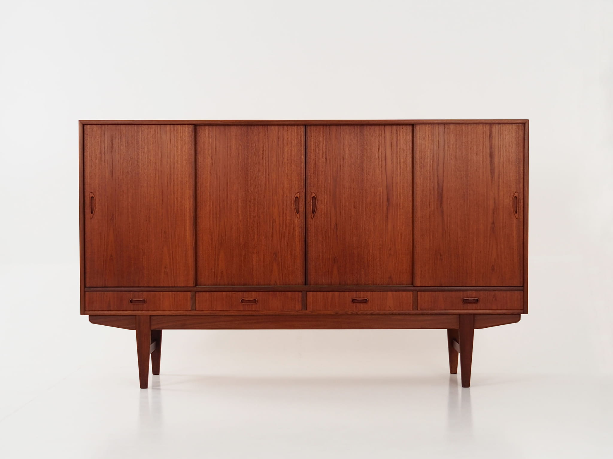 Vintage Sideboard Teak Wood Brown 1970s