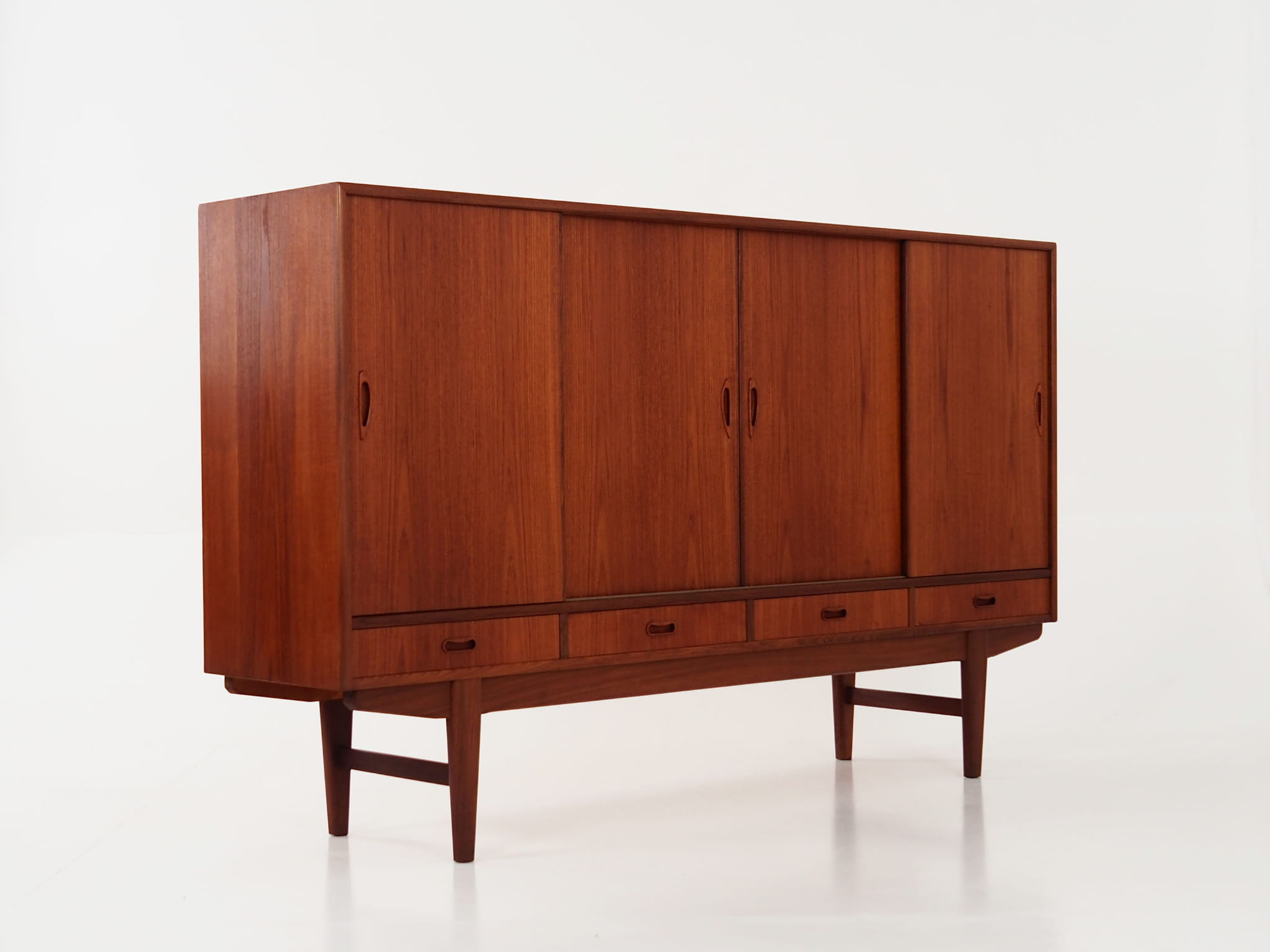 Vintage Sideboard Teak Wood Brown 1970s