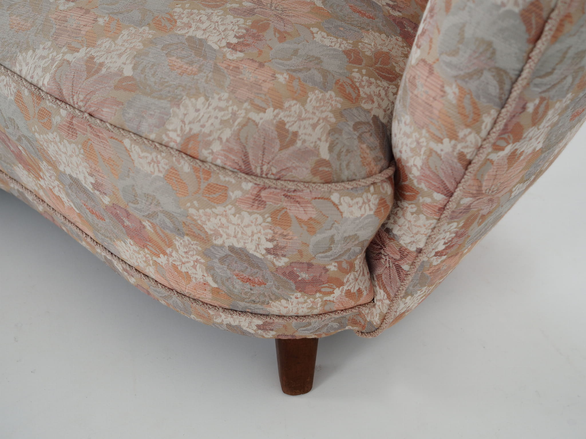 Vintage Sofa Beechwood Textile Multicolored 1970s