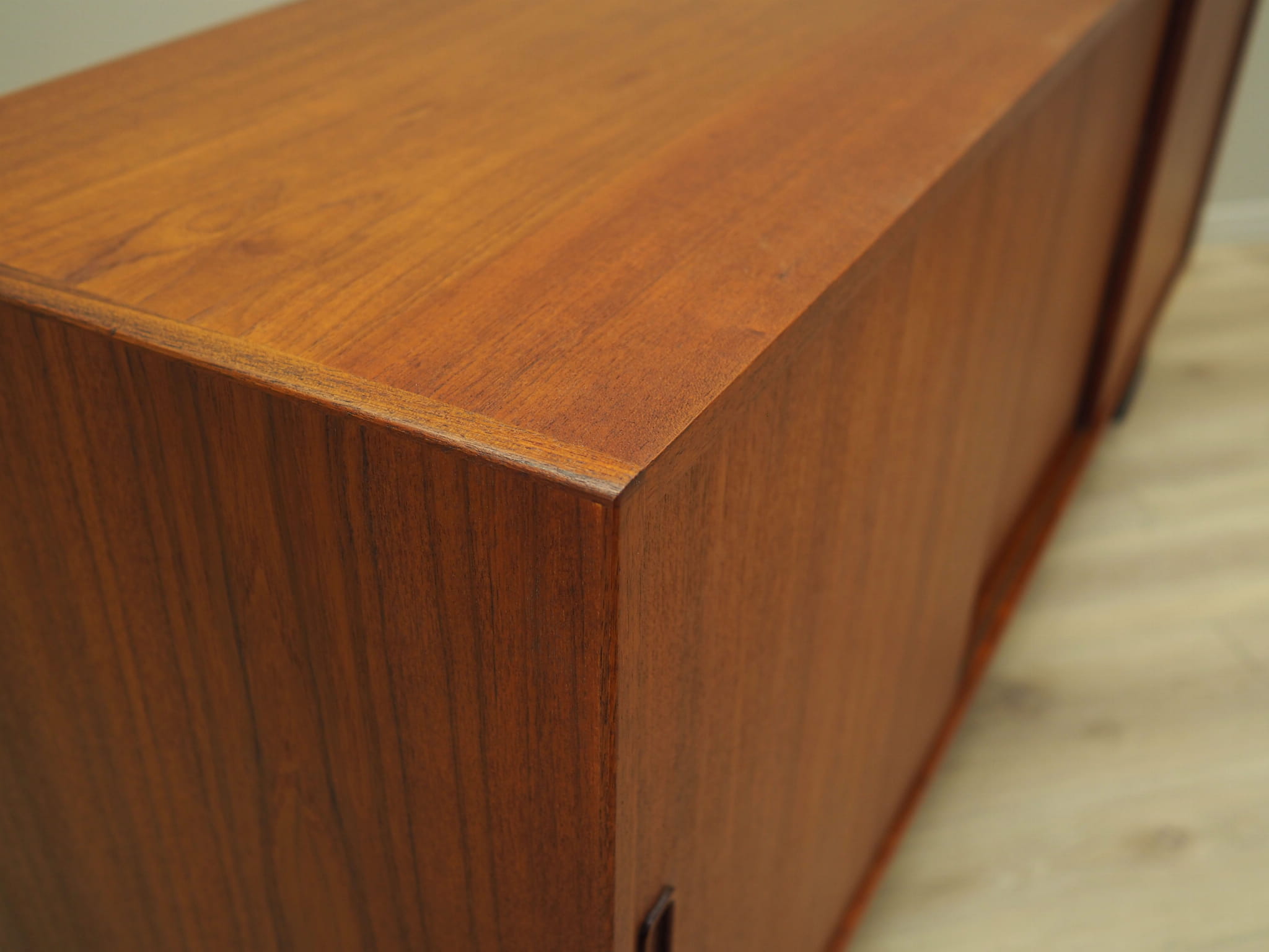 Vintage Sideboard Teakholz Braun 1970er Jahre