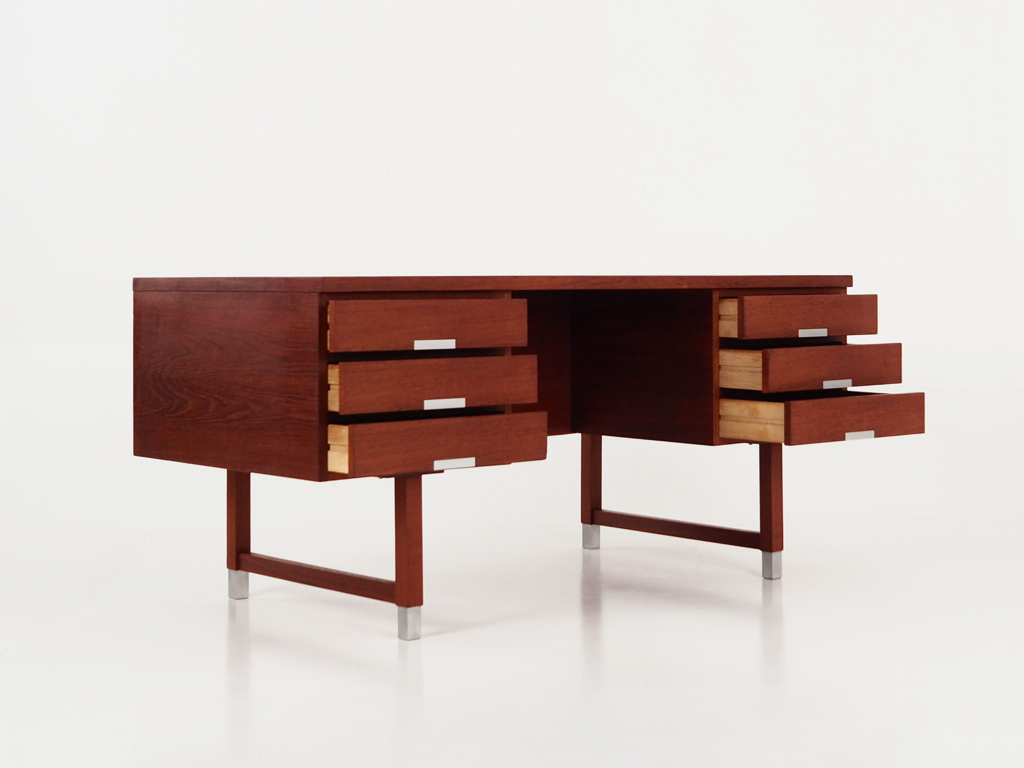 Desk Teak Brown 1970s