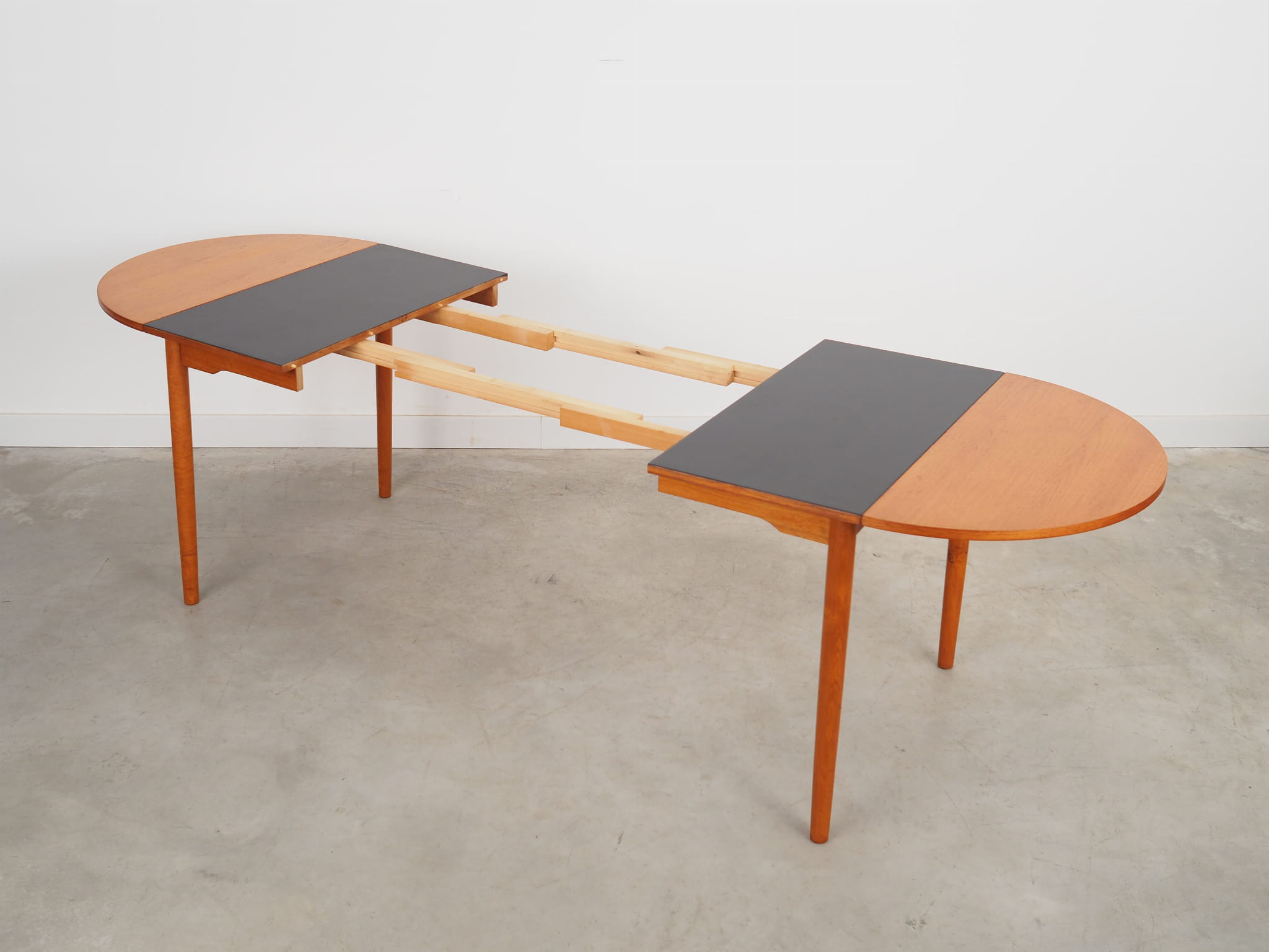 Vintage dining table Teak brown 1970s