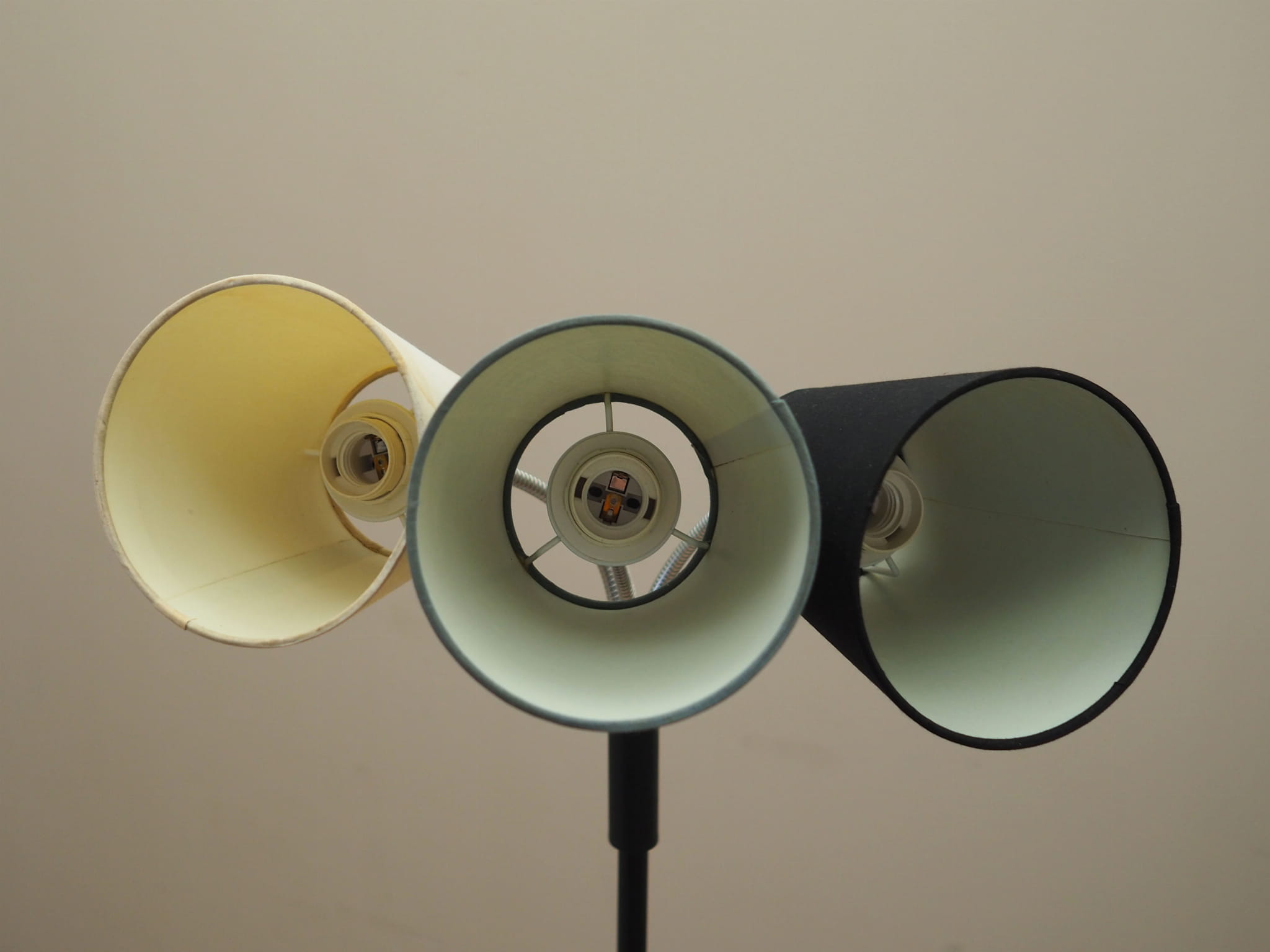 Floor lamp Metal Textile Multicolor 1970s