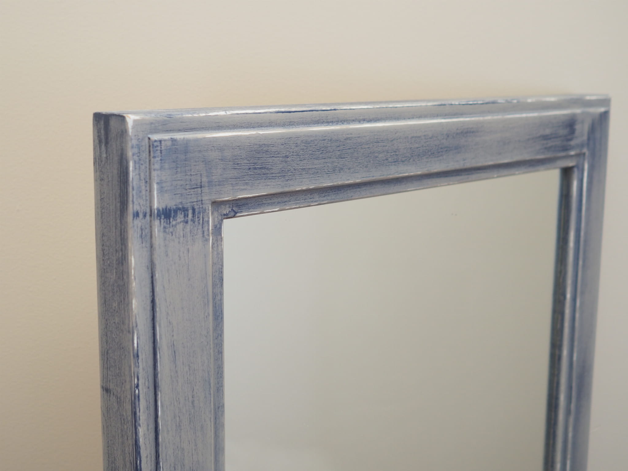 Vintage Mirror Beechwood Grey 1960s