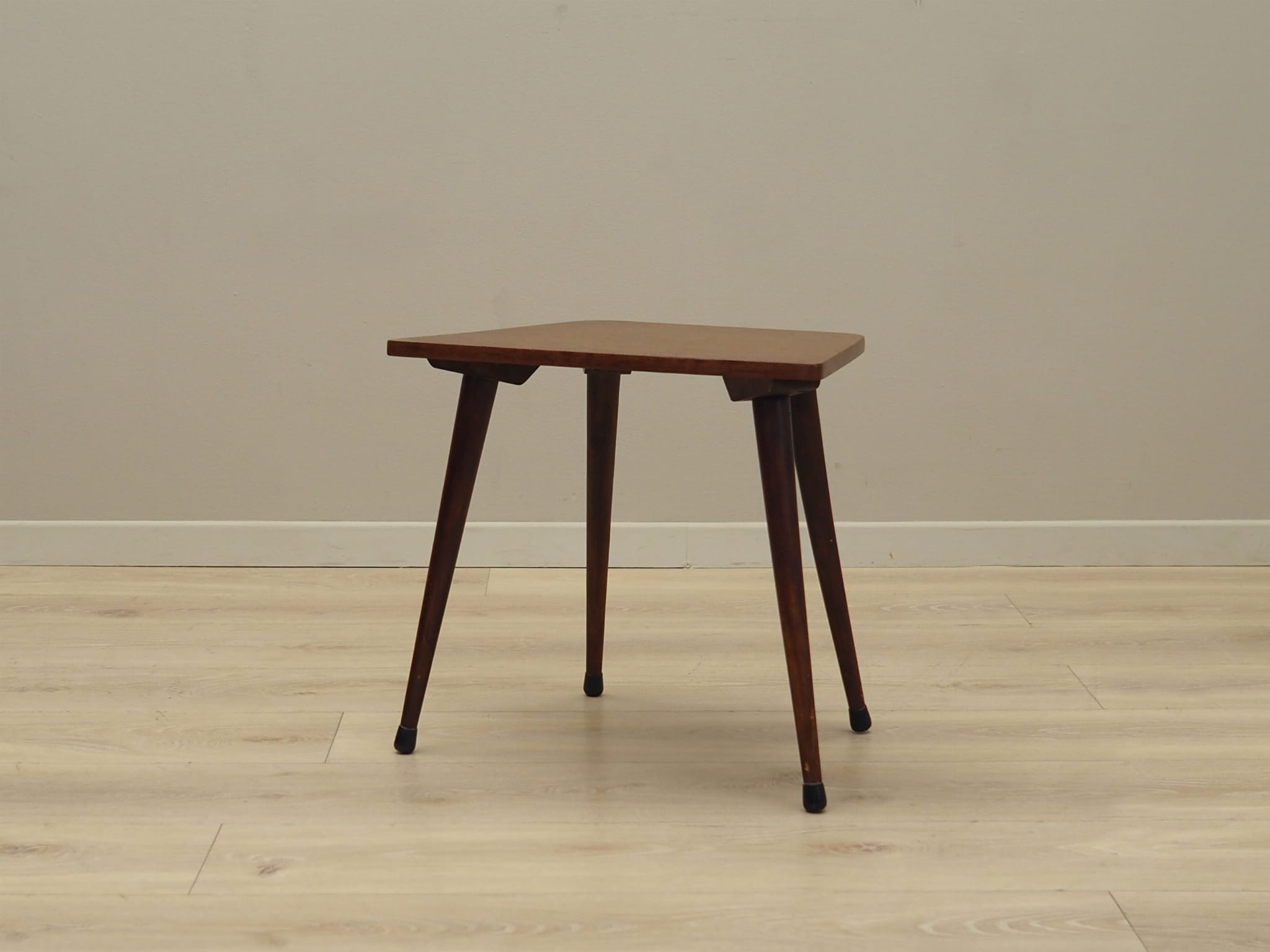 Vintage Stool Teak Brown 1970s