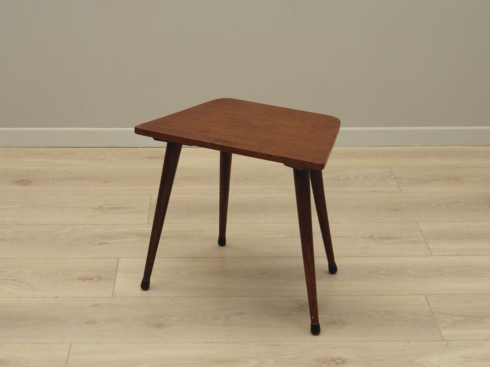 Vintage Stool Teak Brown 1970s
