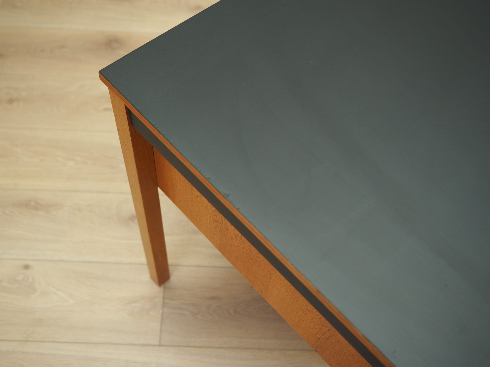 Vintage Desk Ash Wood Brown 1970s