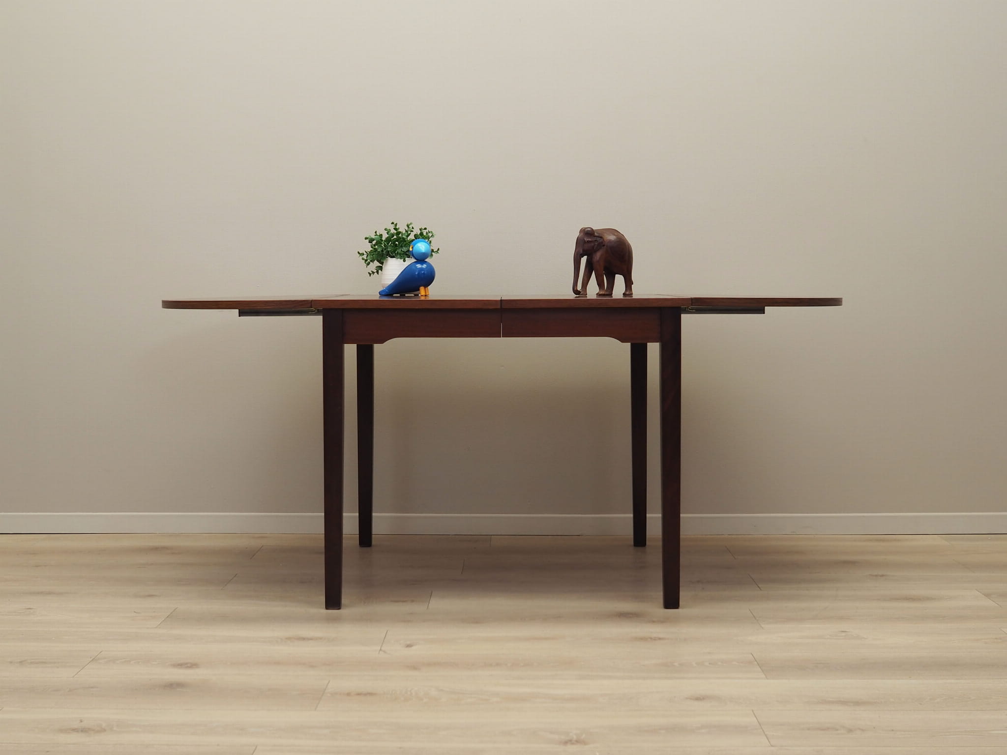 Vintage Table Mahogany Brown 1970s