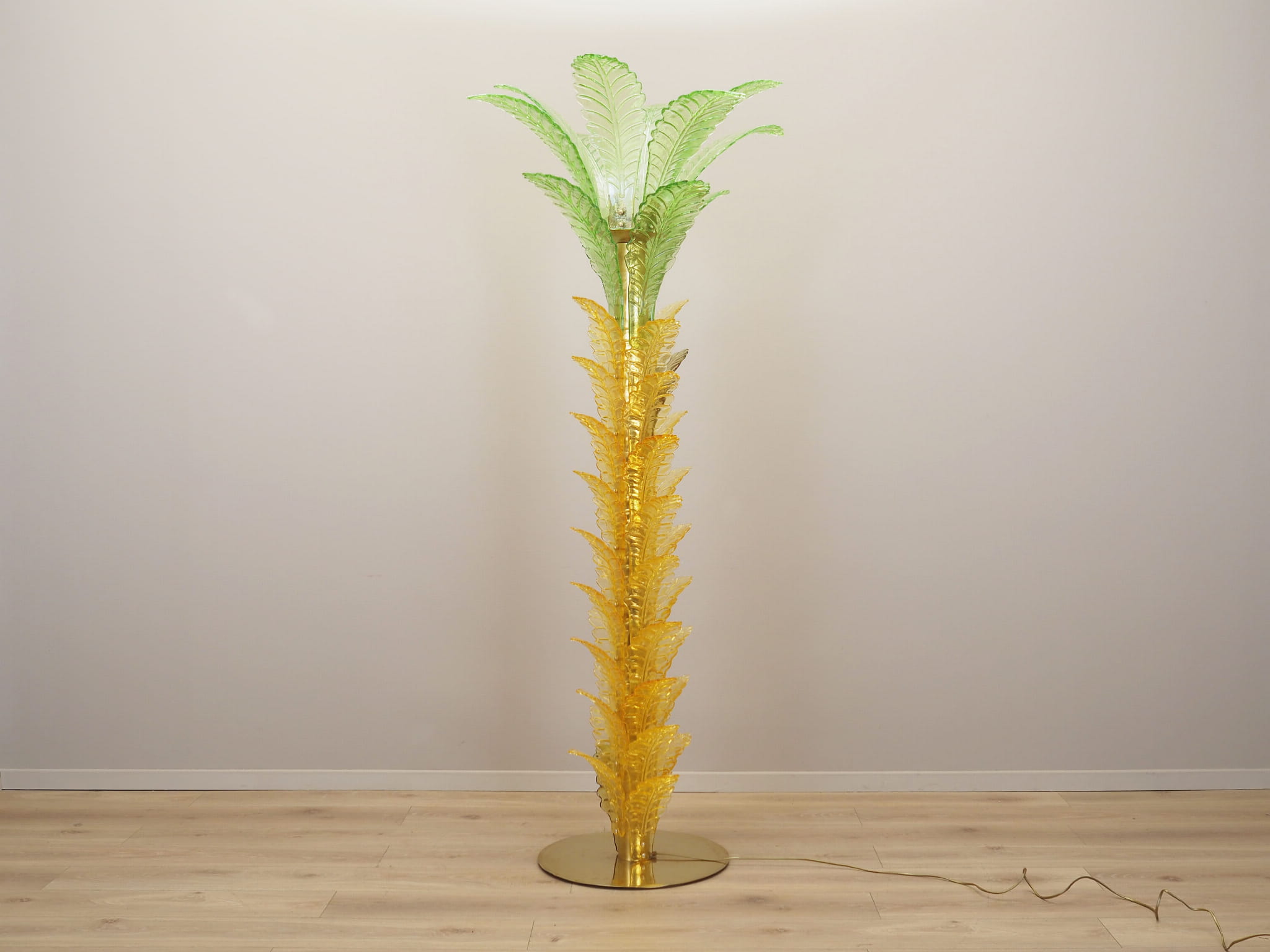 Vintage Floor Lamp Murano Glass Multicolored 1970s