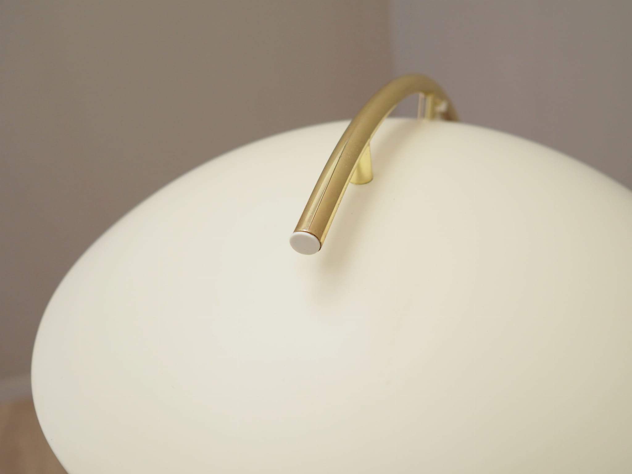 Table lamp metal white 1980s