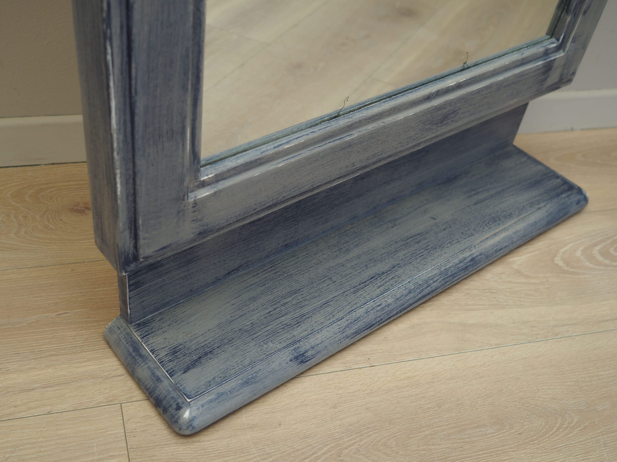 Vintage Mirror Beechwood Grey 1960s