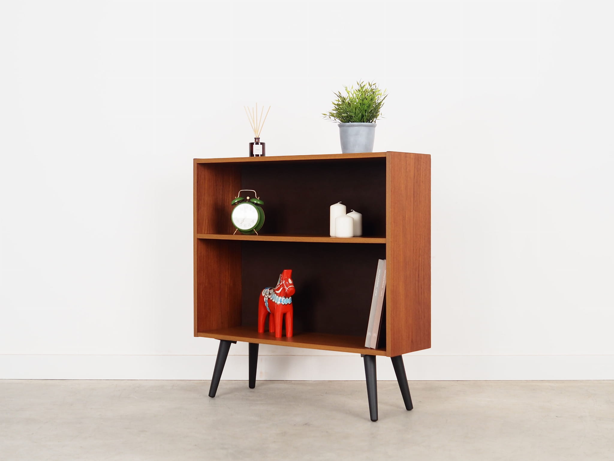 Bookshelf Teak Brown 1970s