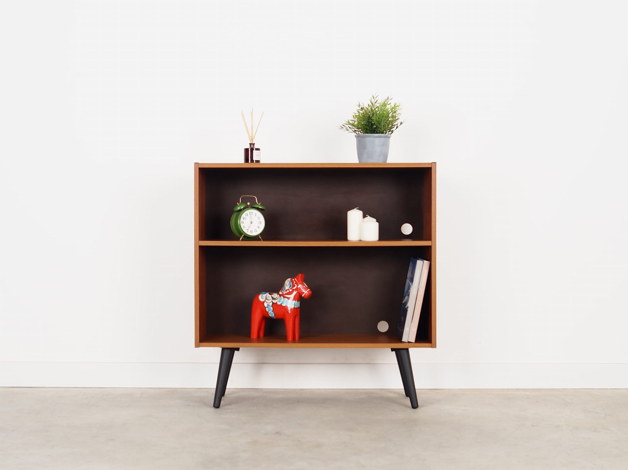 Bookshelf Teak Brown 1970s