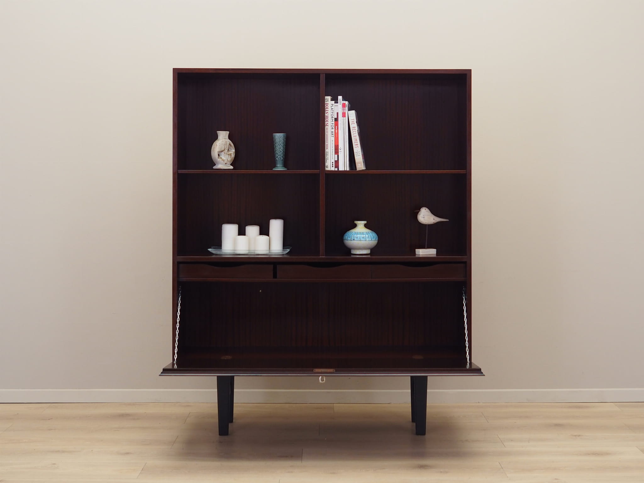 Mahogany Bücherregal 1970 Jahre