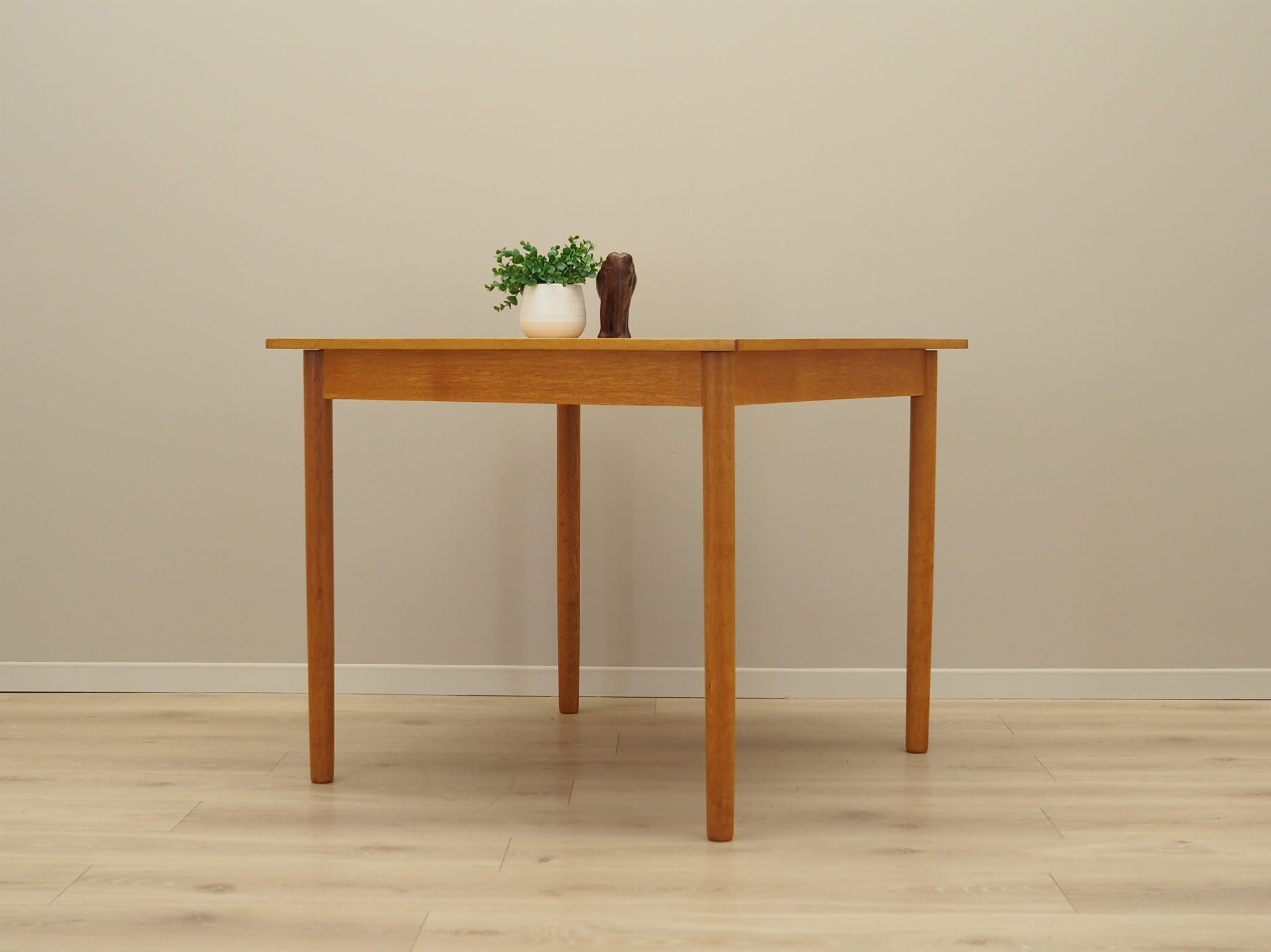 Vintage Tisch Eschenholz Braun 1960er Jahre