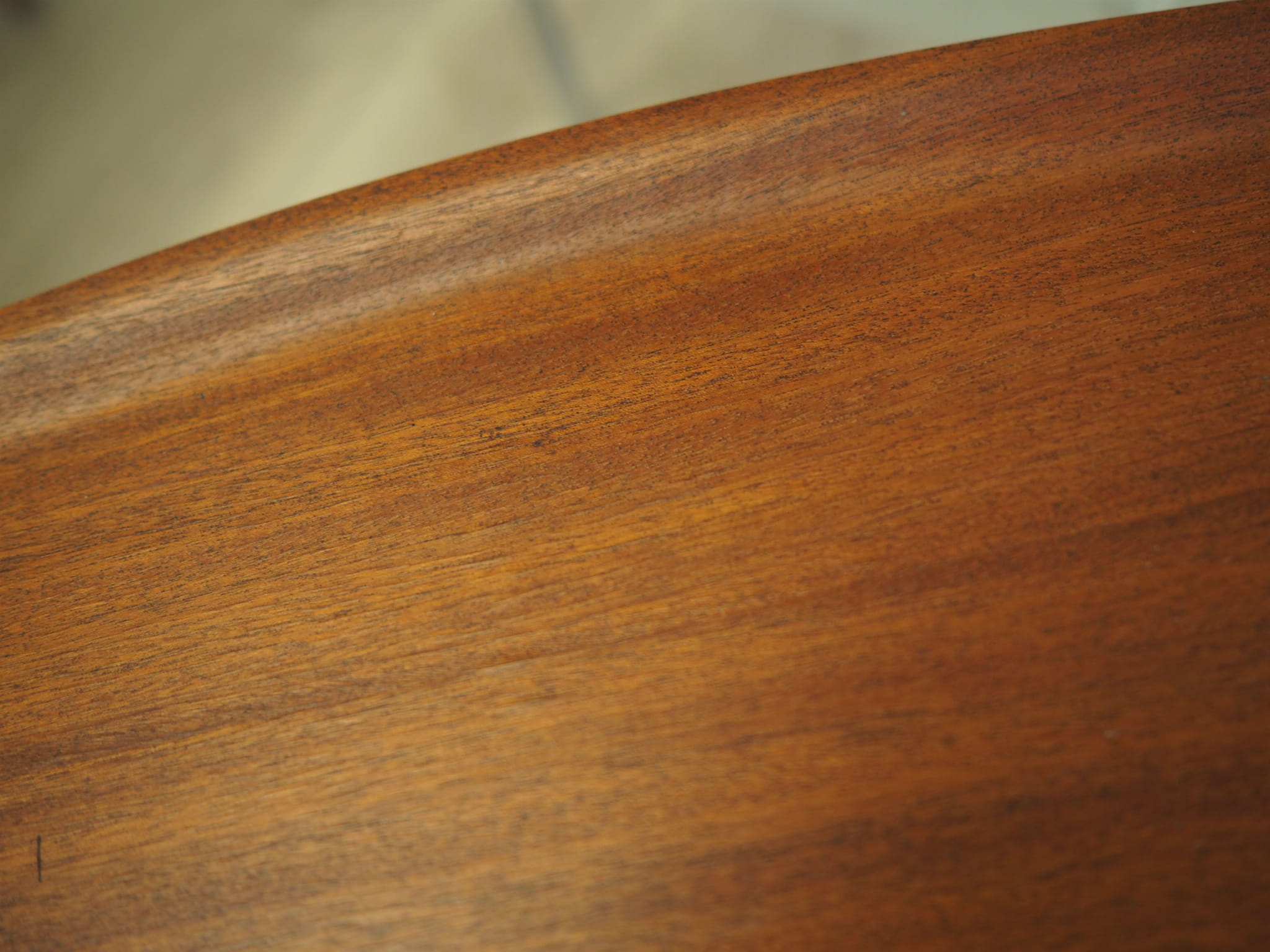 Vintage Tray Teak Wood Brown 1960s