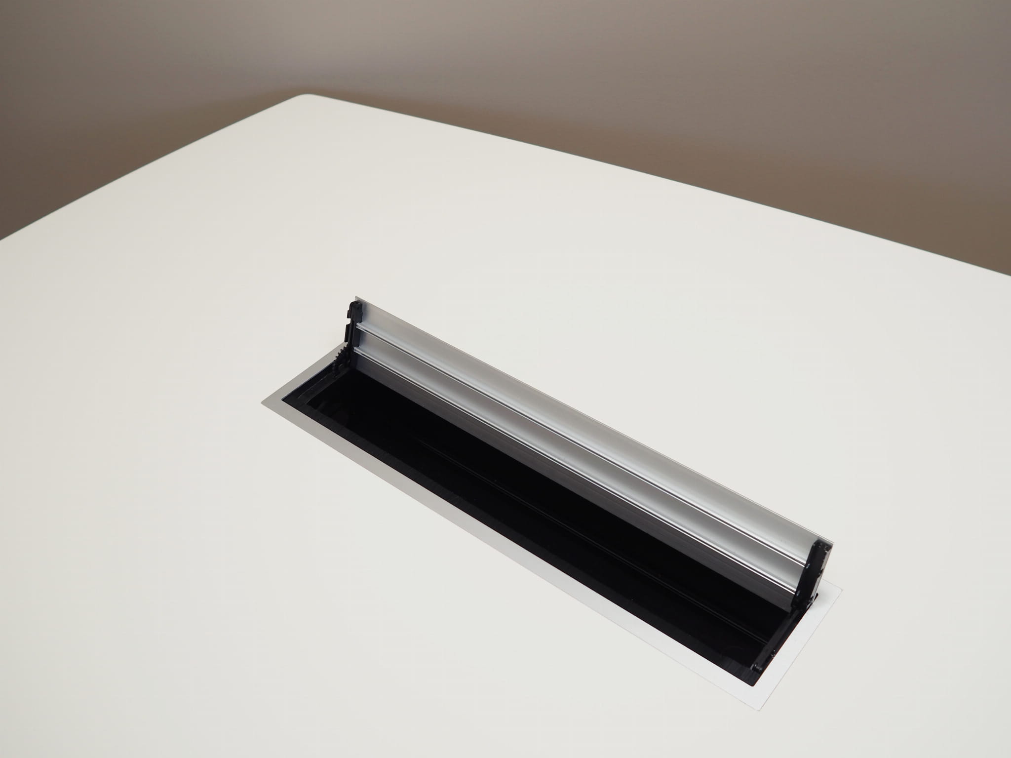 Conference table Plastic Metal White