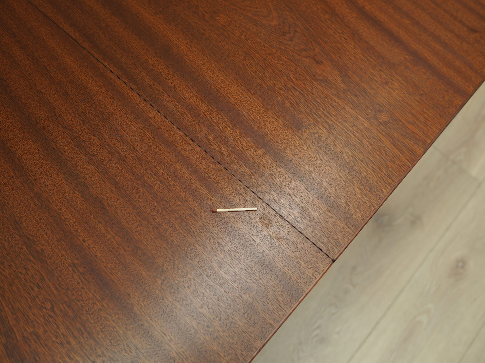 Vintage Table Mahogany Brown 1970s