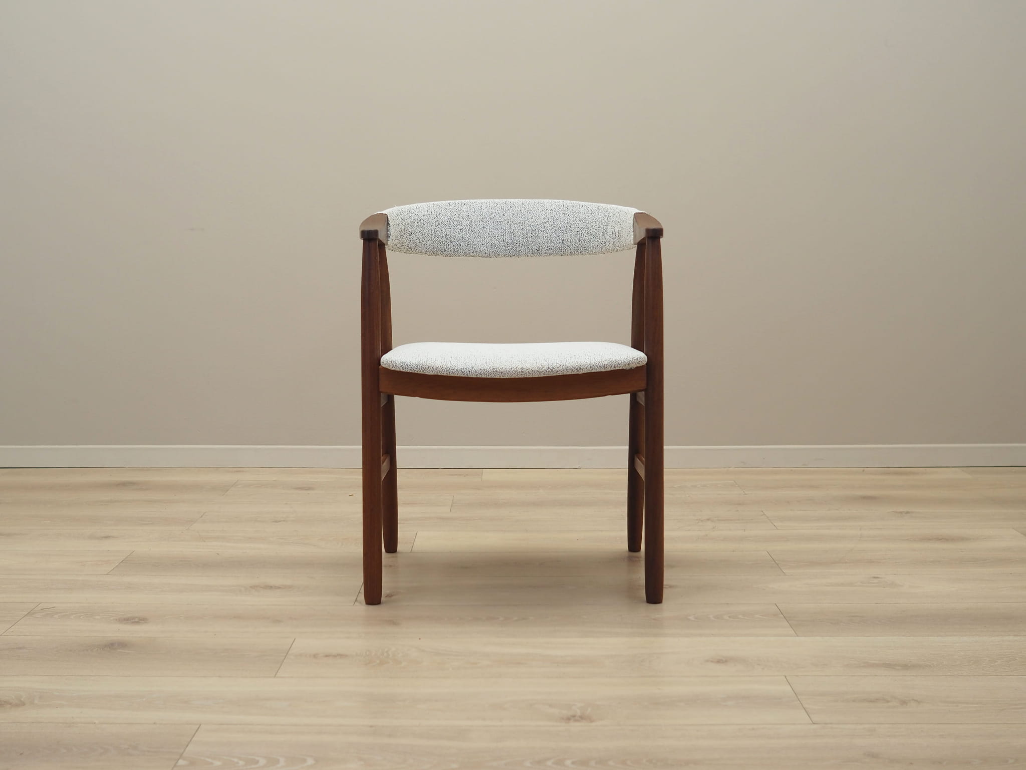 Vintage Armchair Teak White 1970s