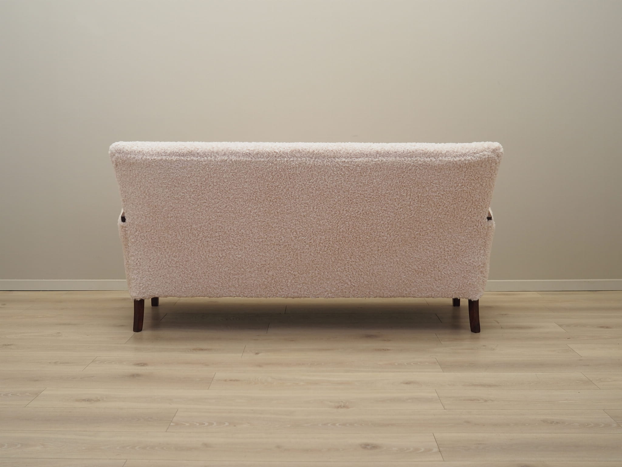 Vintage Sofa Beech wood Beige Fabric 1960s