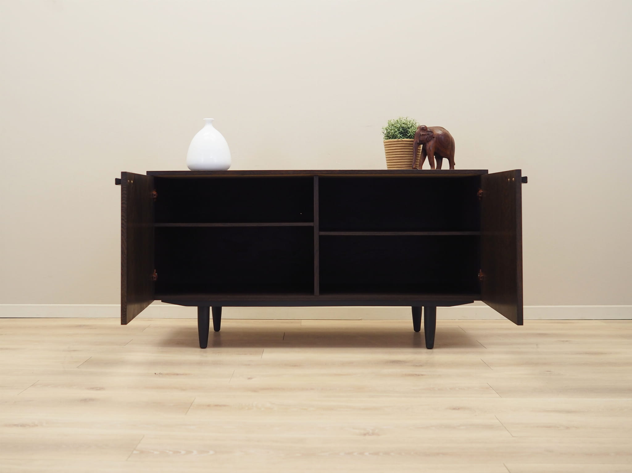 Cabinet Wood Brown 1970s