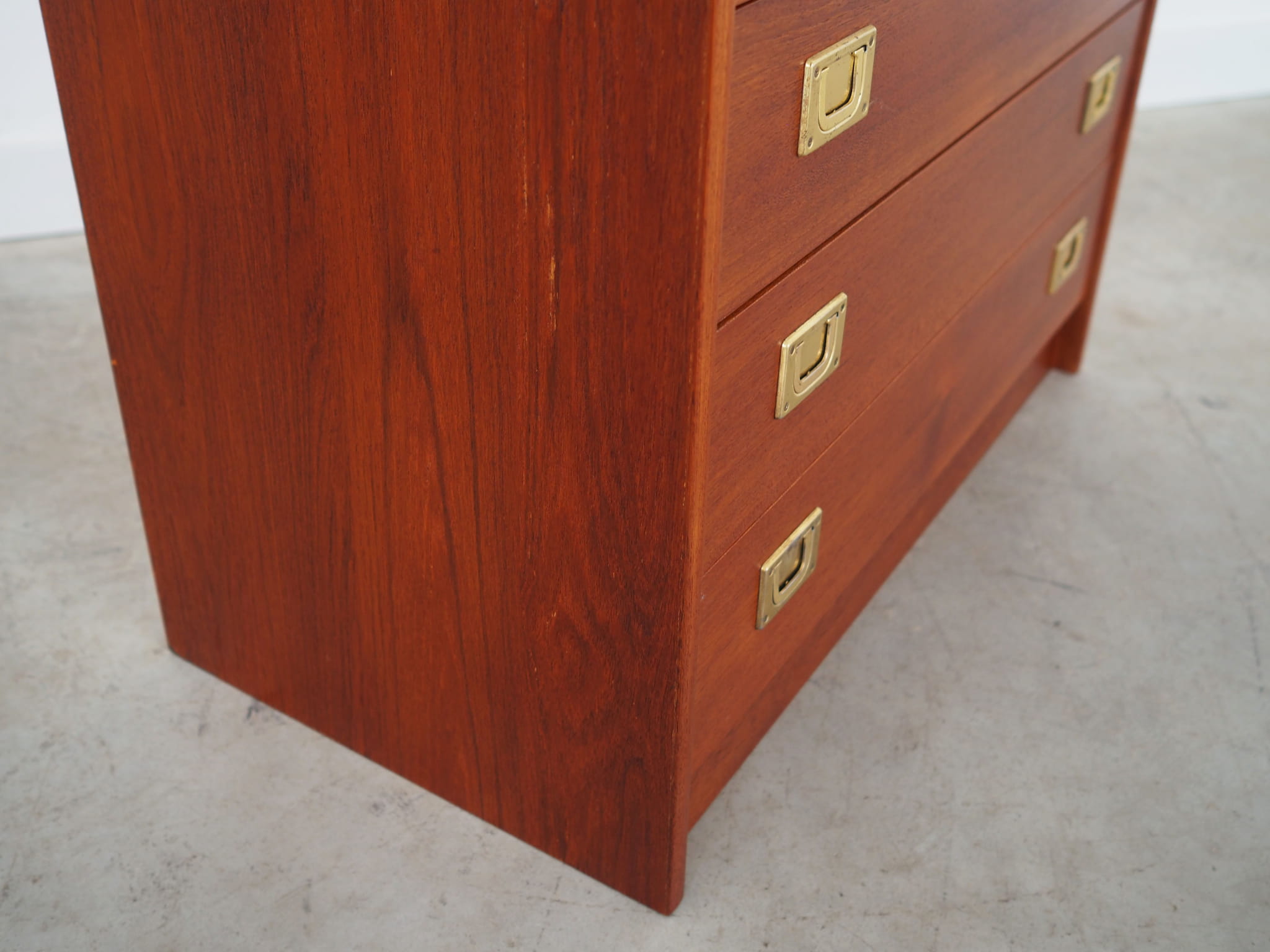 Vintage Chest of Drawers Teak Wood Brown 1960s