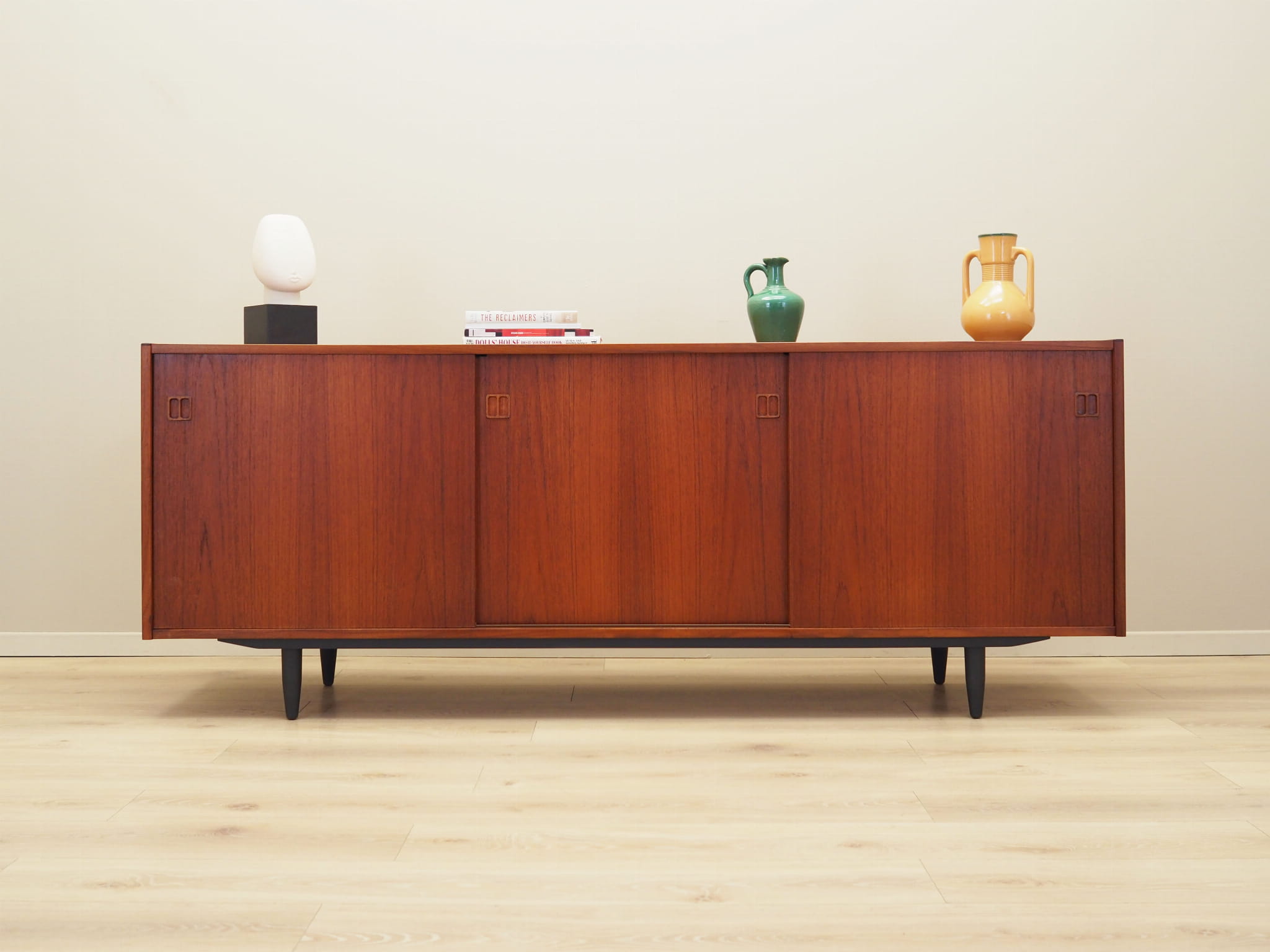Vintage Sideboard Teak Wood Brown 1970s