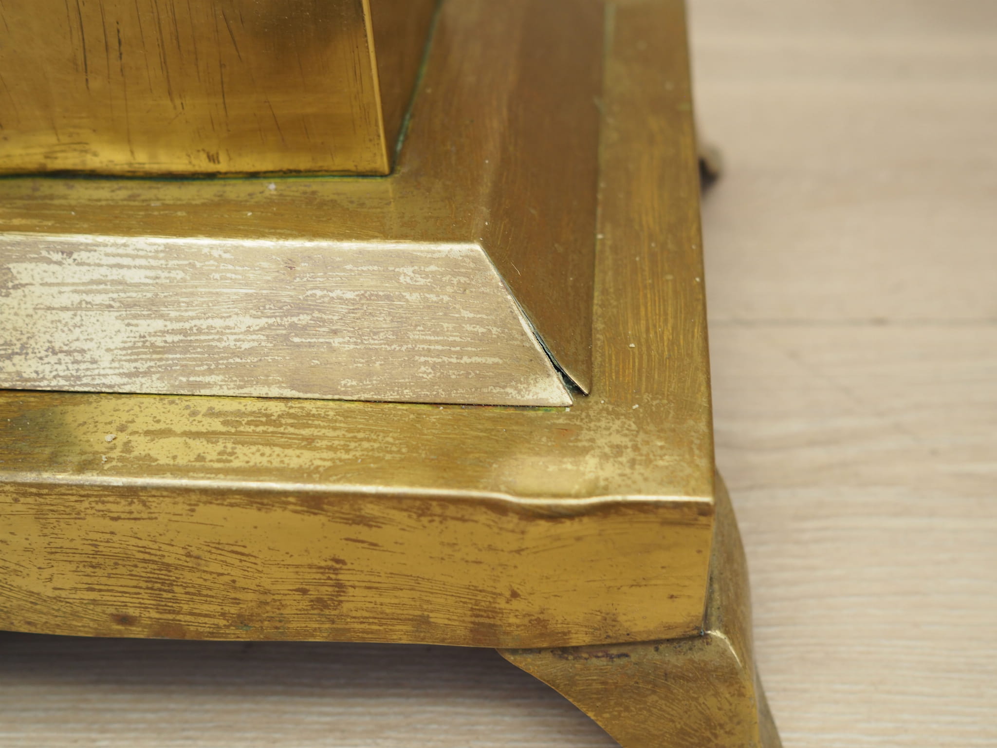 Floor lamp brass gold 1960s
