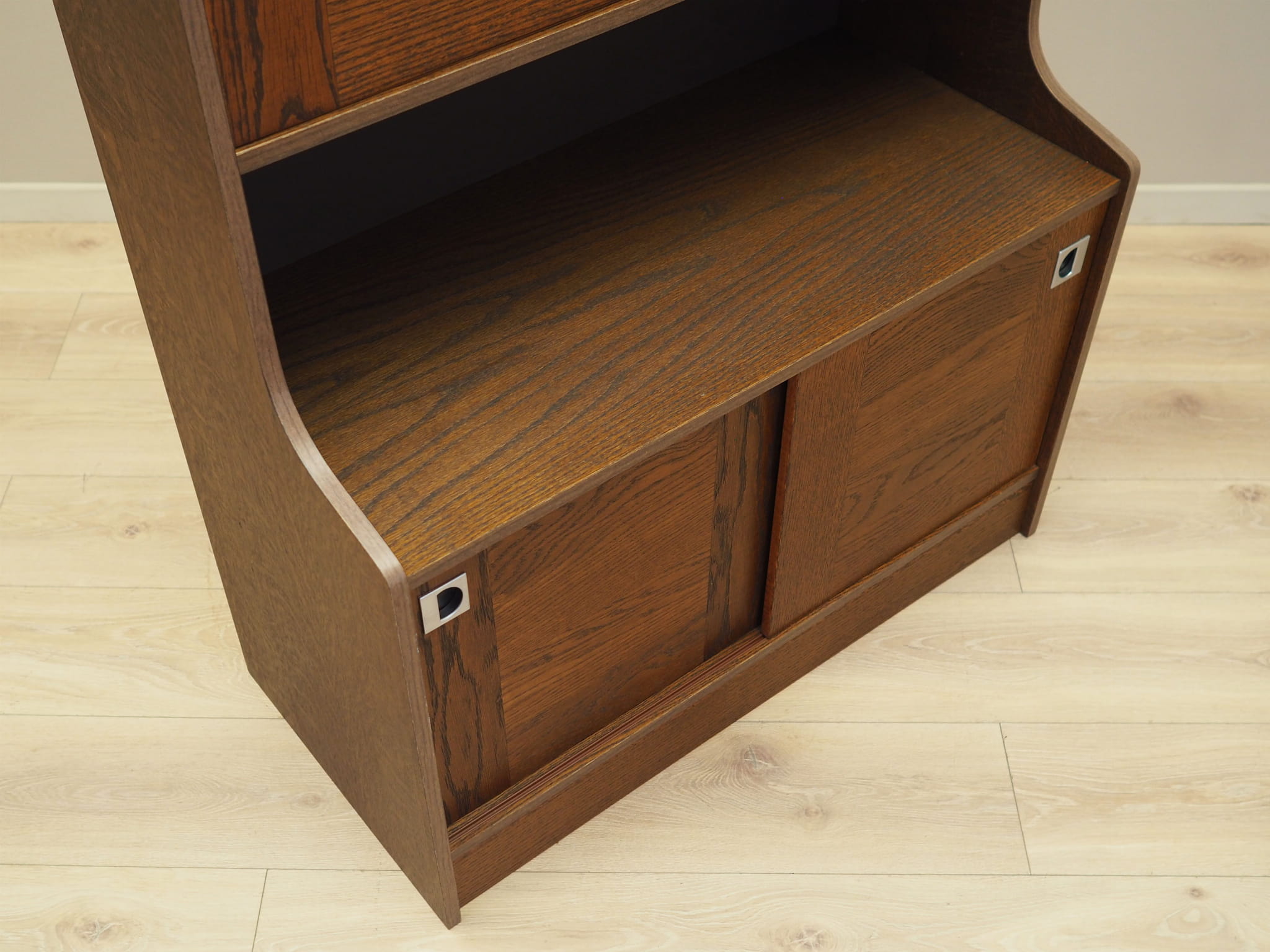 Bookshelf Wood Brown 1970s