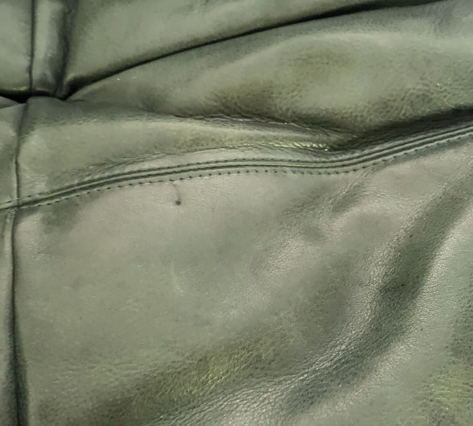 Togo Sessel Leder Grün