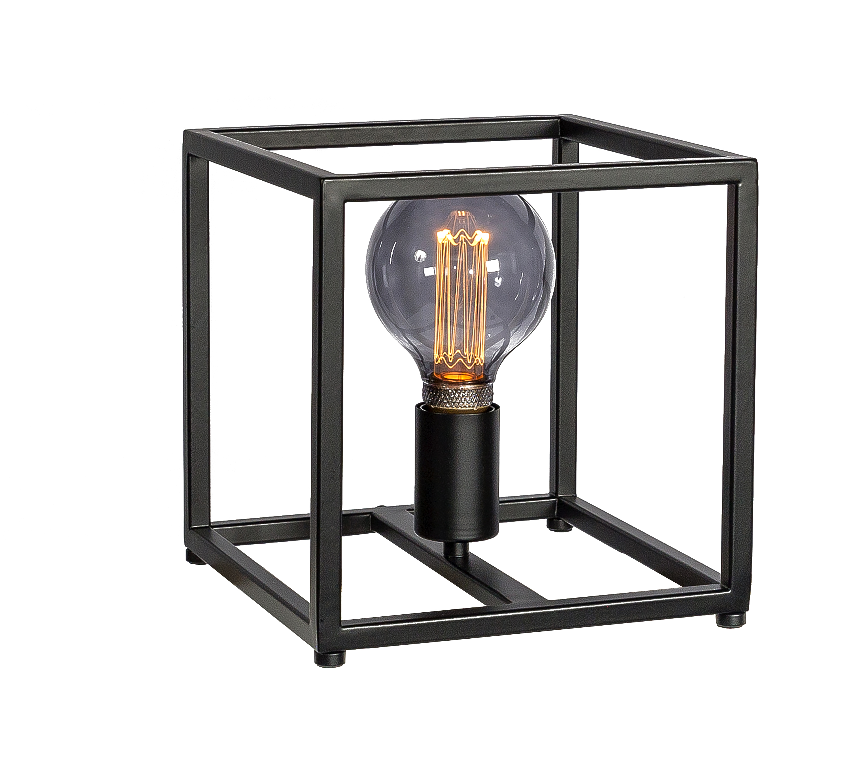 Table lamp steel black